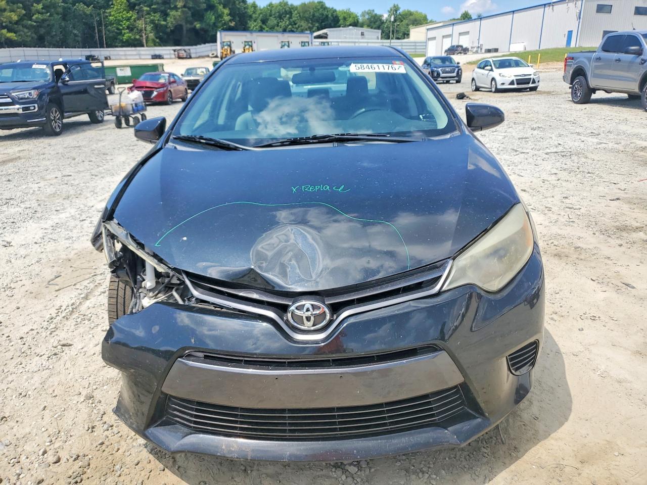 2016 Toyota Corolla Le Black vin: 2T1BURHE3GC612498