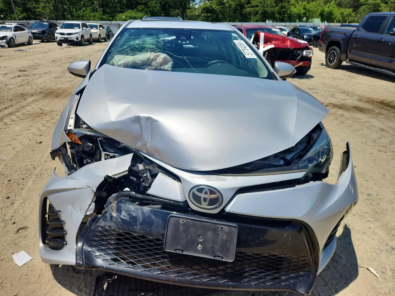 2017 Toyota Corolla Xse Silver vin: 2T1BURHE3HC784807