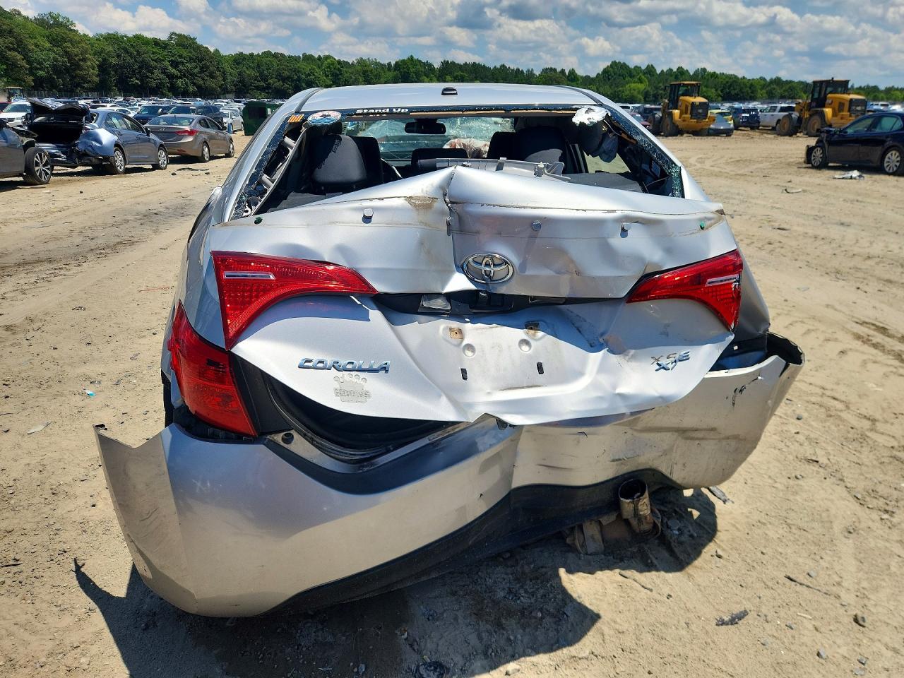 2017 Toyota Corolla Xse Silver vin: 2T1BURHE3HC784807