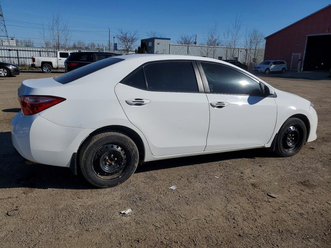 2017 Toyota Corolla L White vin: 2T1BURHE3HC895907