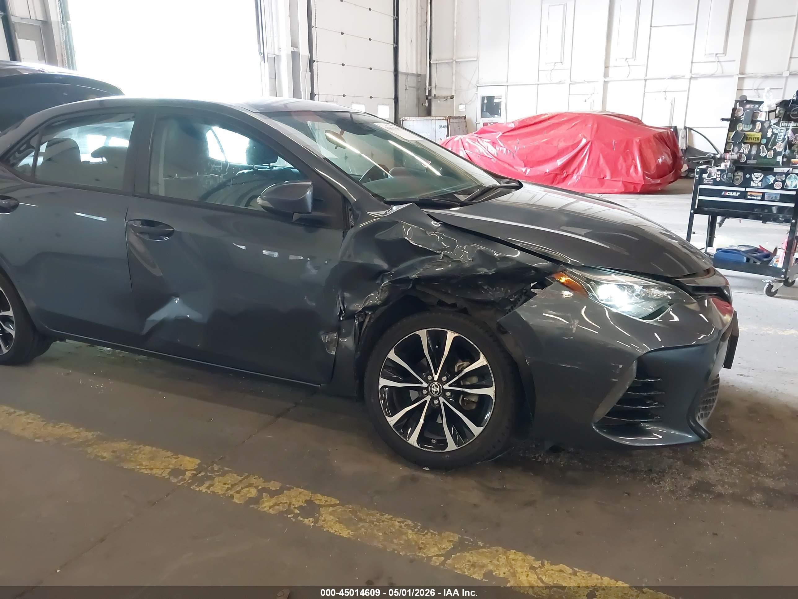 2017 Toyota Corolla Se Gray vin: 2T1BURHE3HC961727
