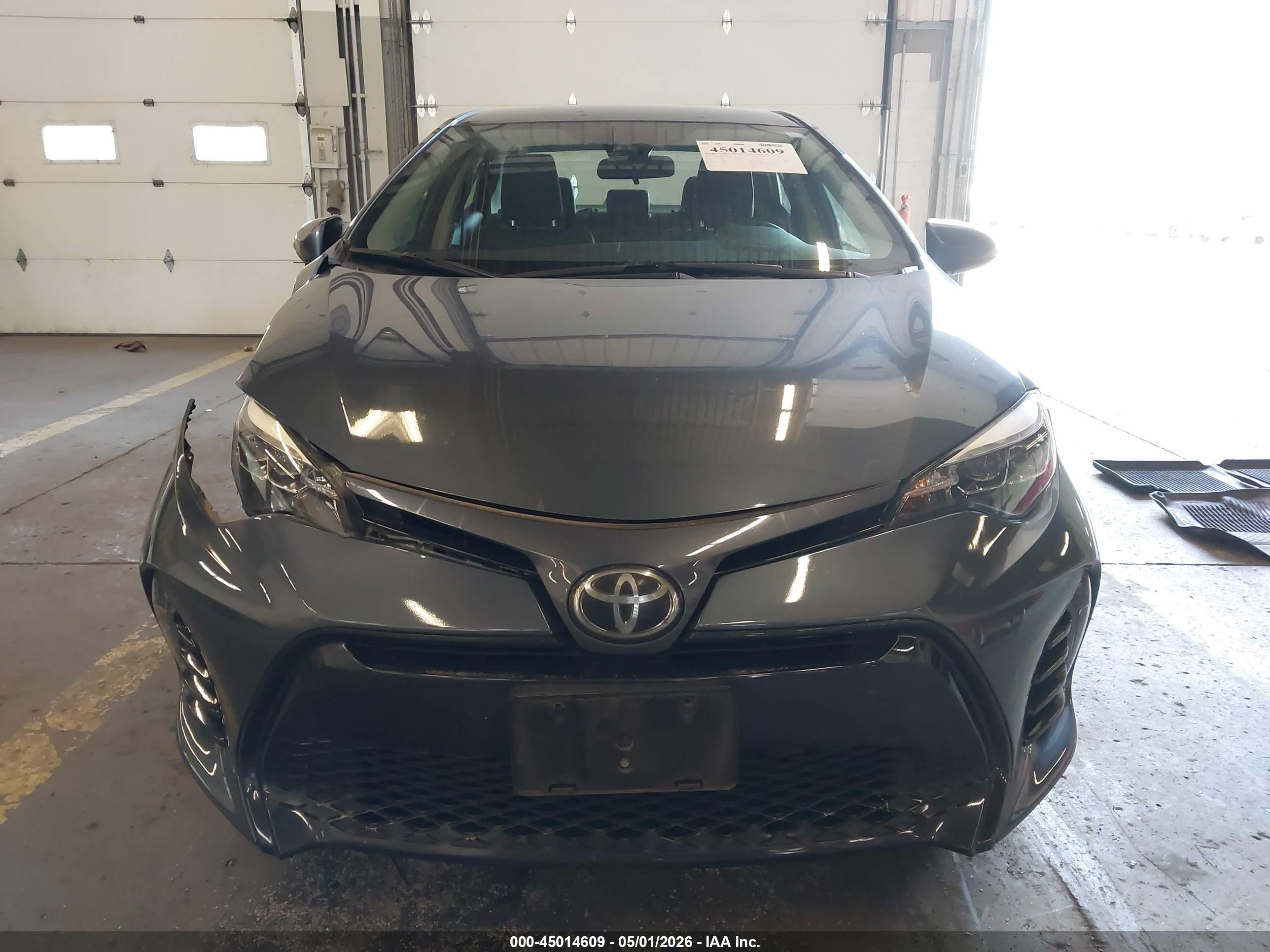2017 Toyota Corolla Se Gray vin: 2T1BURHE3HC961727