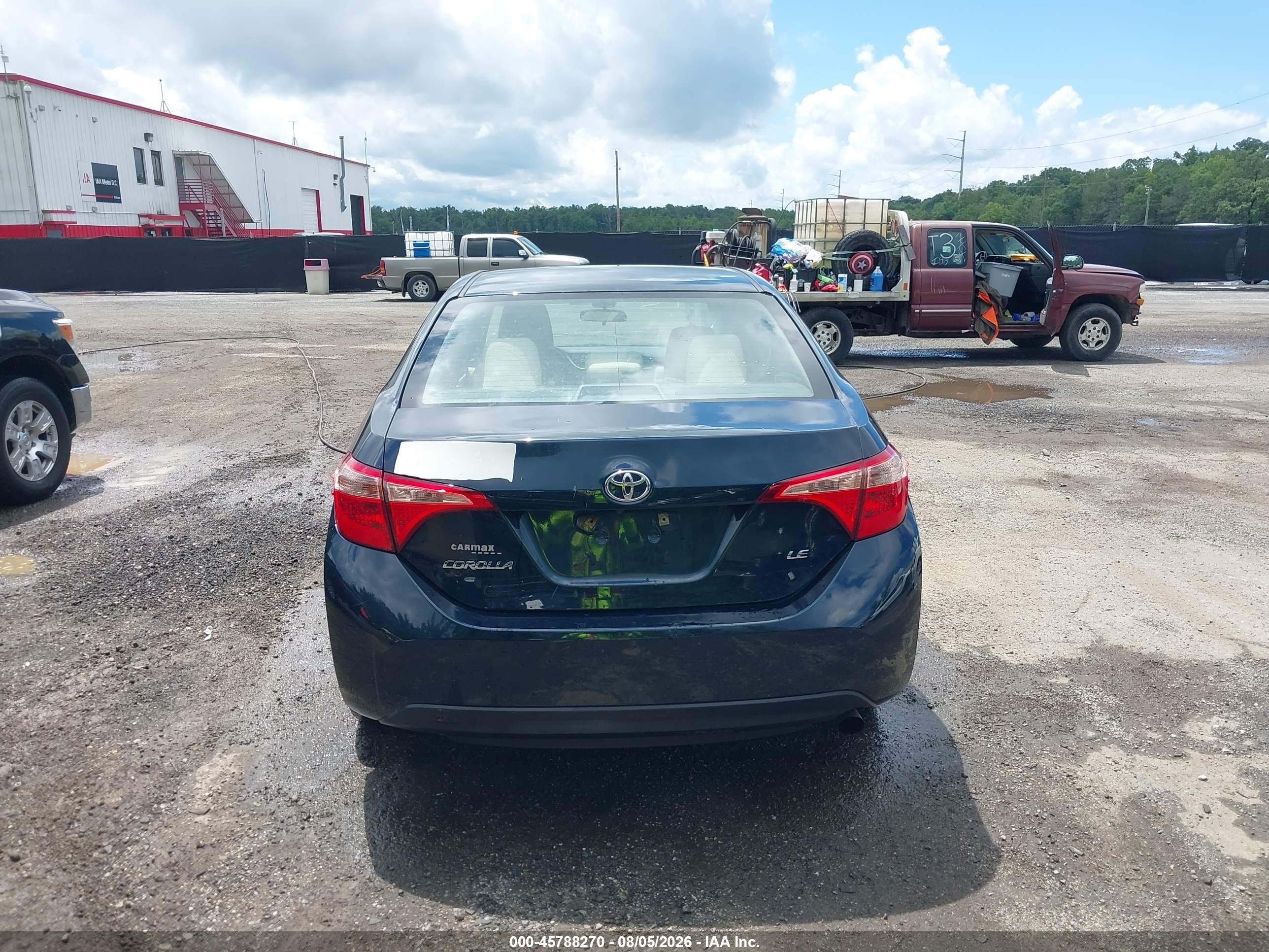 2018 Toyota Corolla Le Blue vin: 2T1BURHE3JC991185