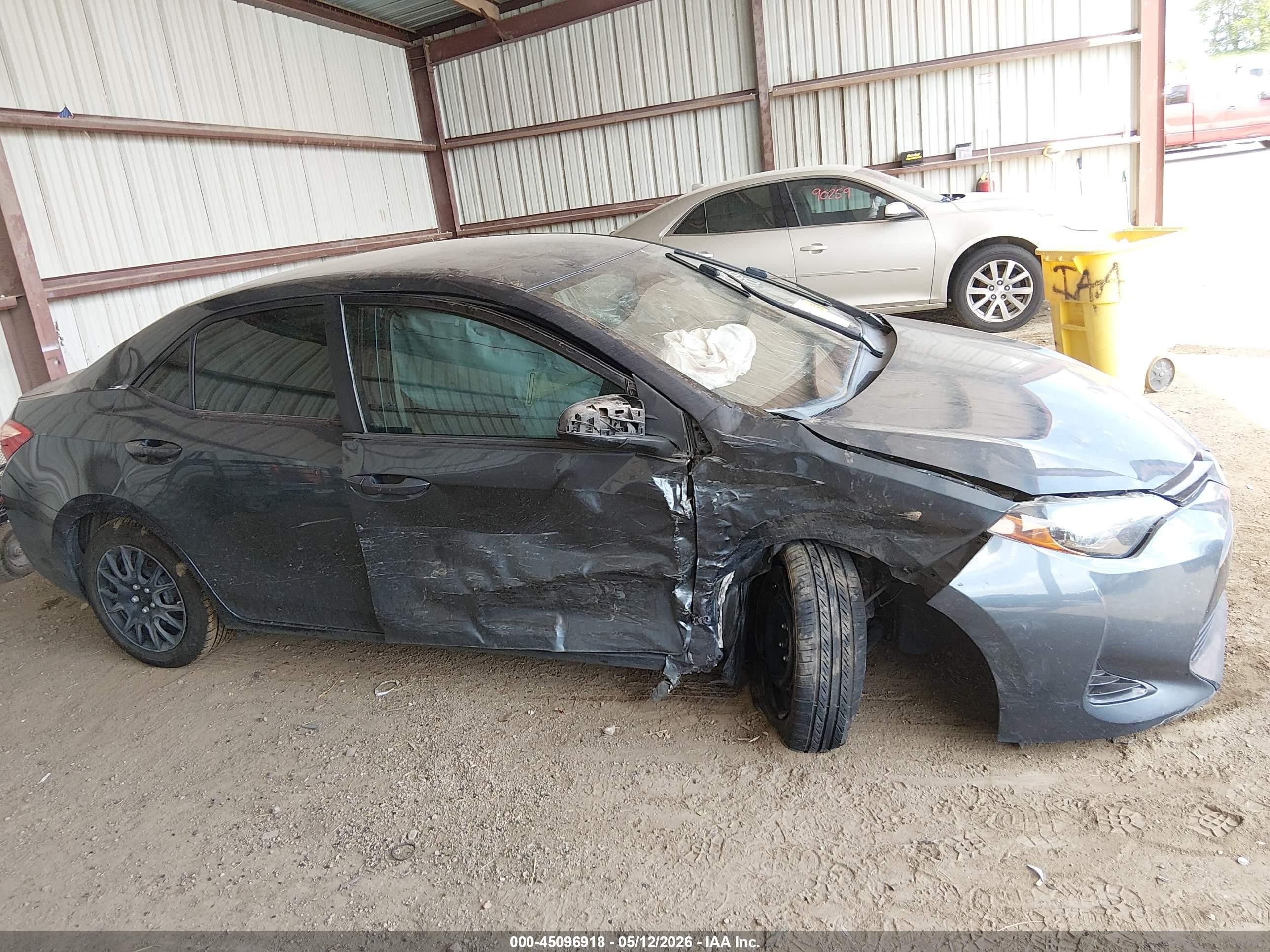 2019 Toyota Corolla Le Серый vin: 2T1BURHE3KC152221