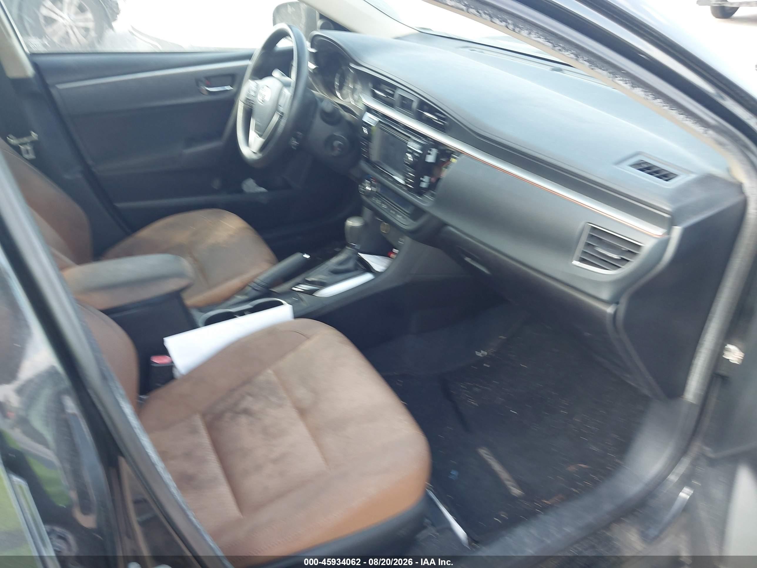 2014 Toyota Corolla Le Plus Black vin: 2T1BURHE4EC003191