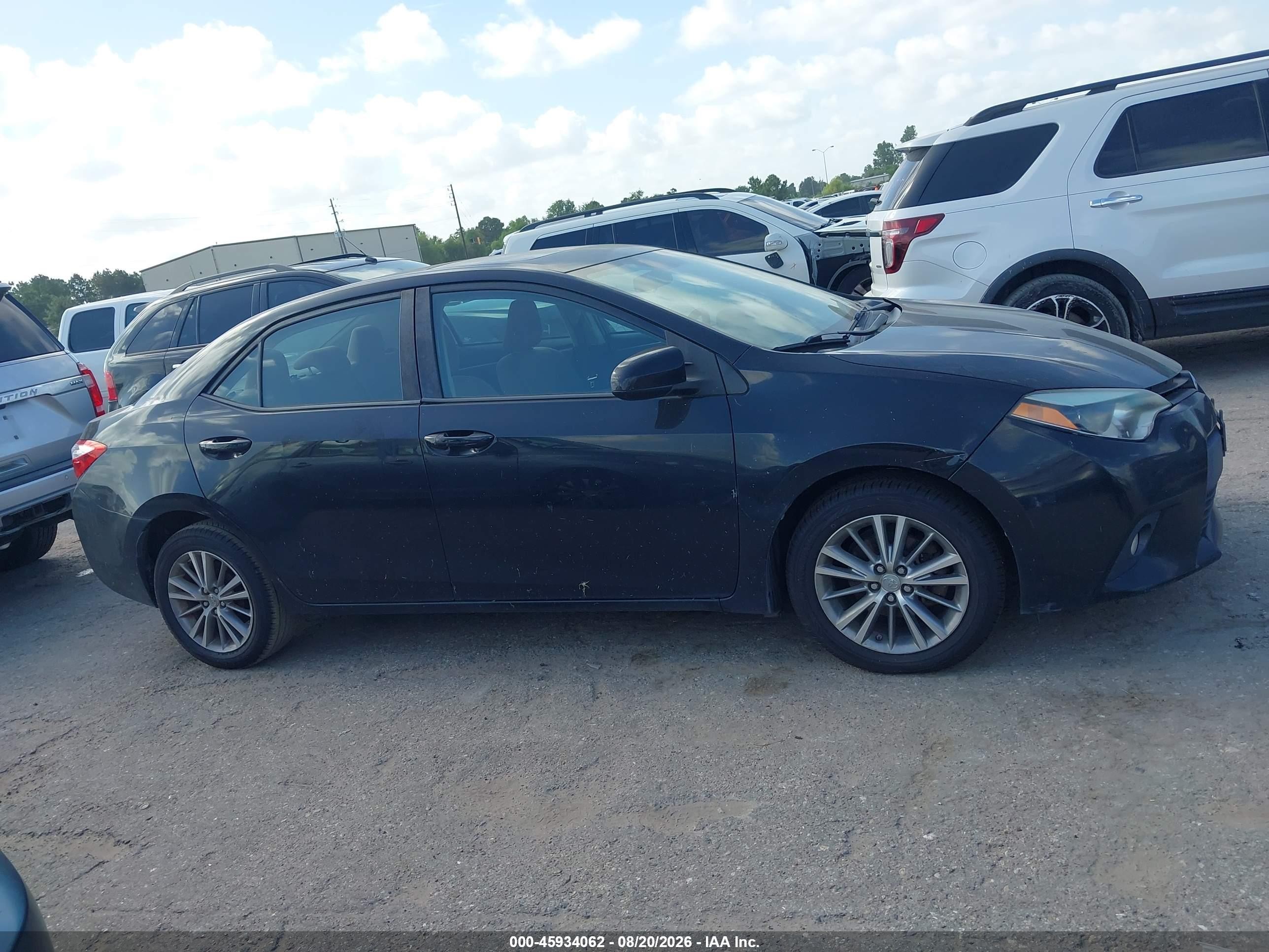 2014 Toyota Corolla Le Plus Black vin: 2T1BURHE4EC003191