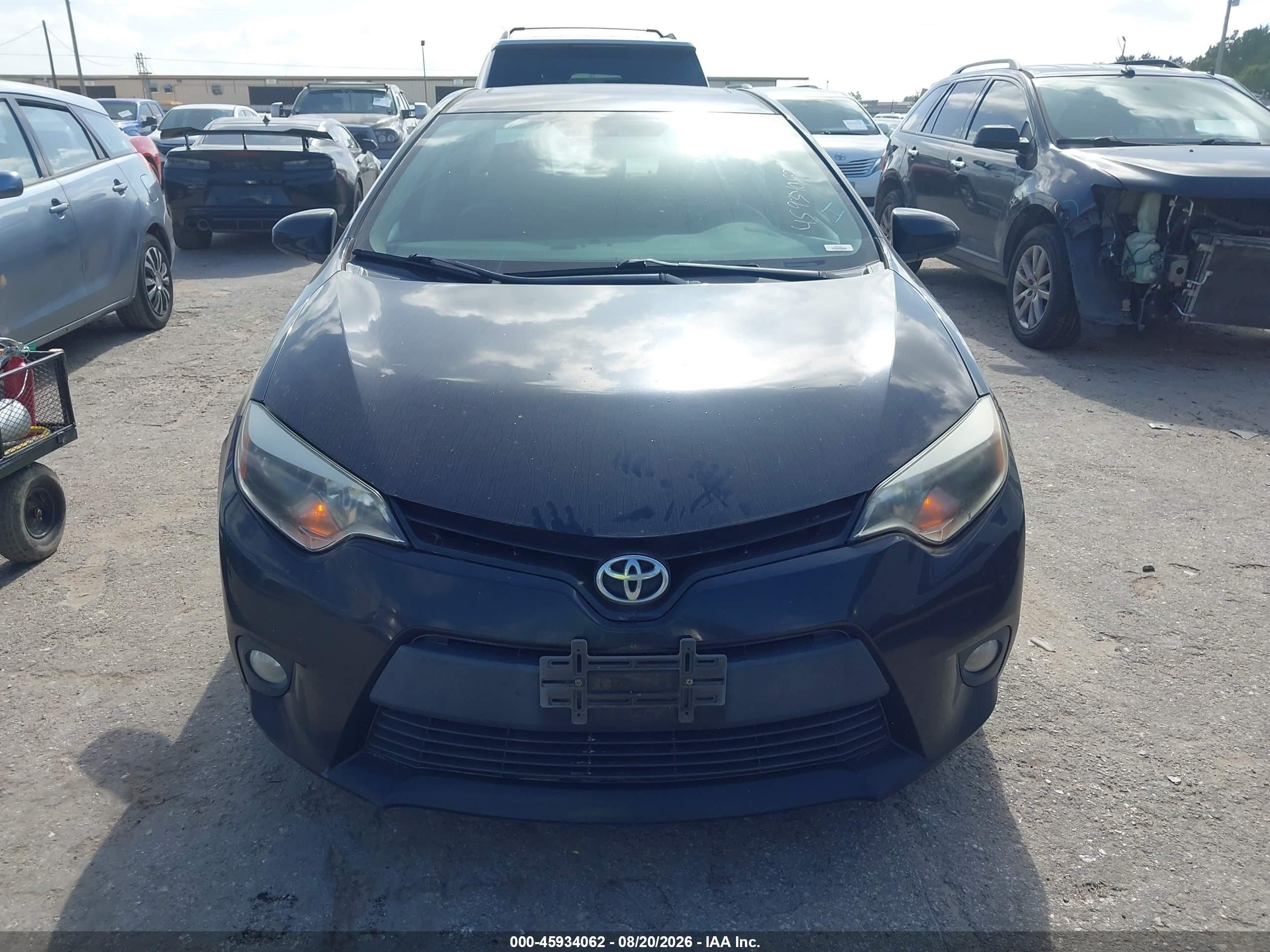 2014 Toyota Corolla Le Plus Black vin: 2T1BURHE4EC003191
