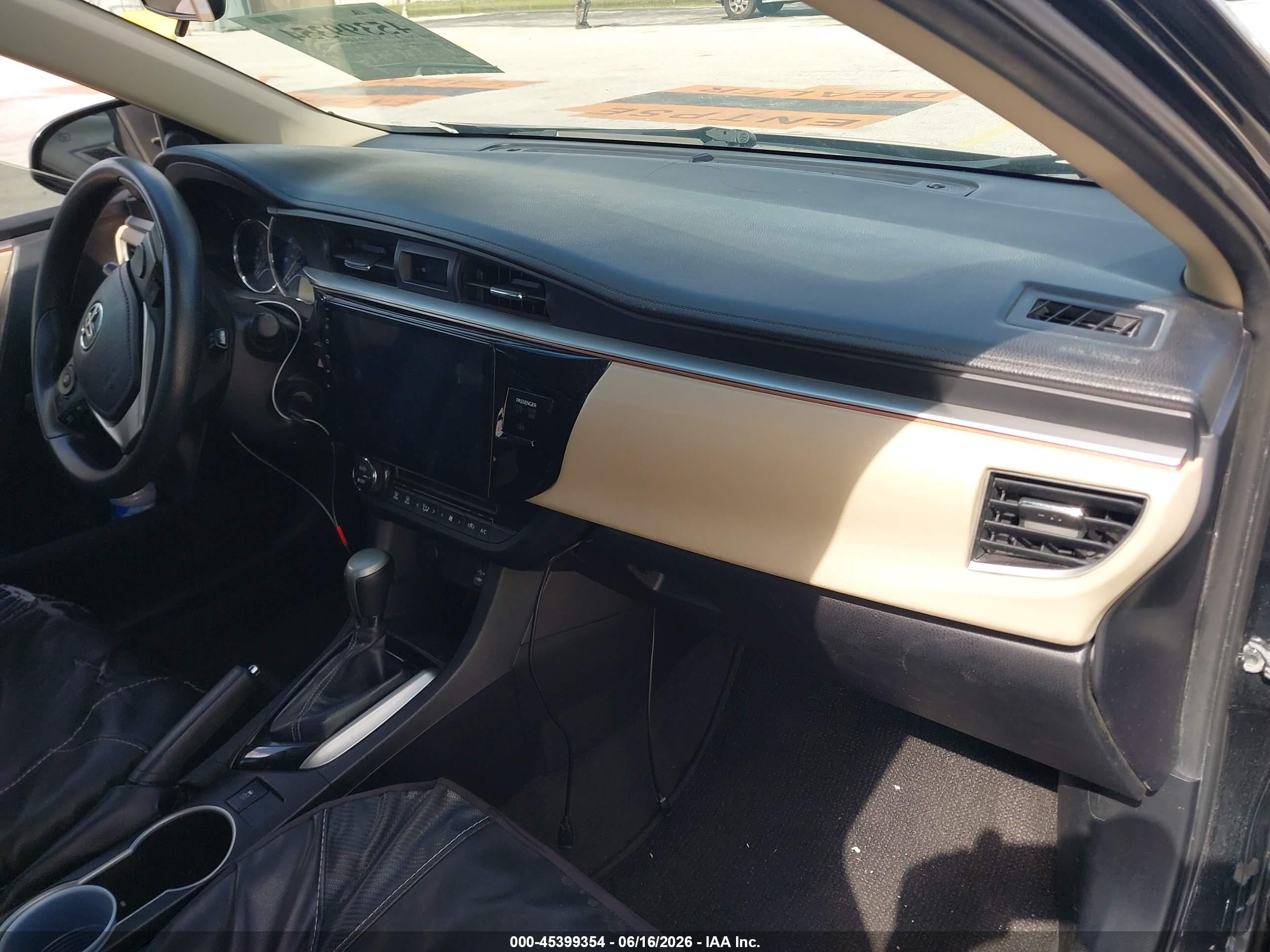 2014 Toyota Corolla Le Black vin: 2T1BURHE4EC007869