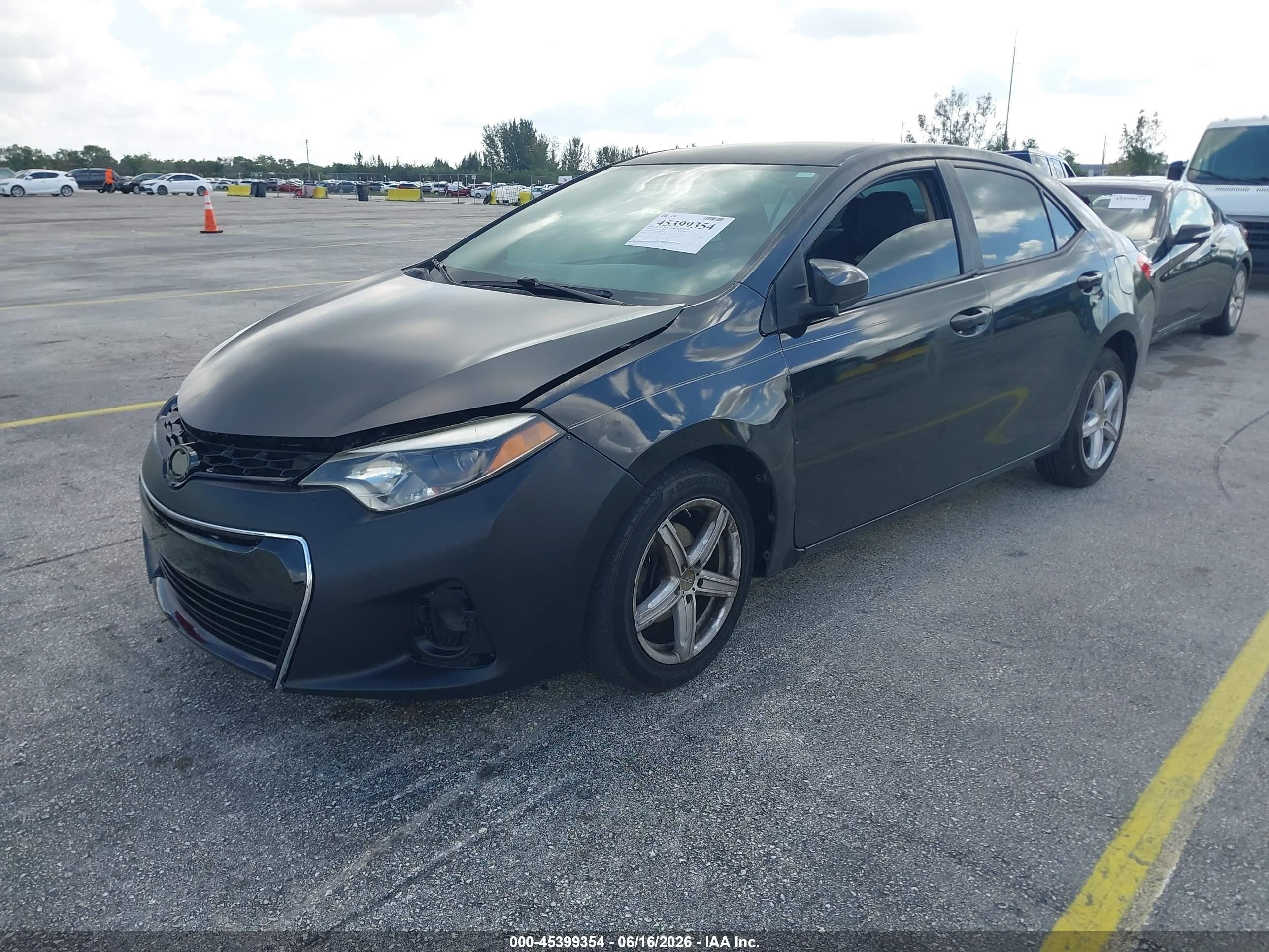 2014 Toyota Corolla Le Black vin: 2T1BURHE4EC007869