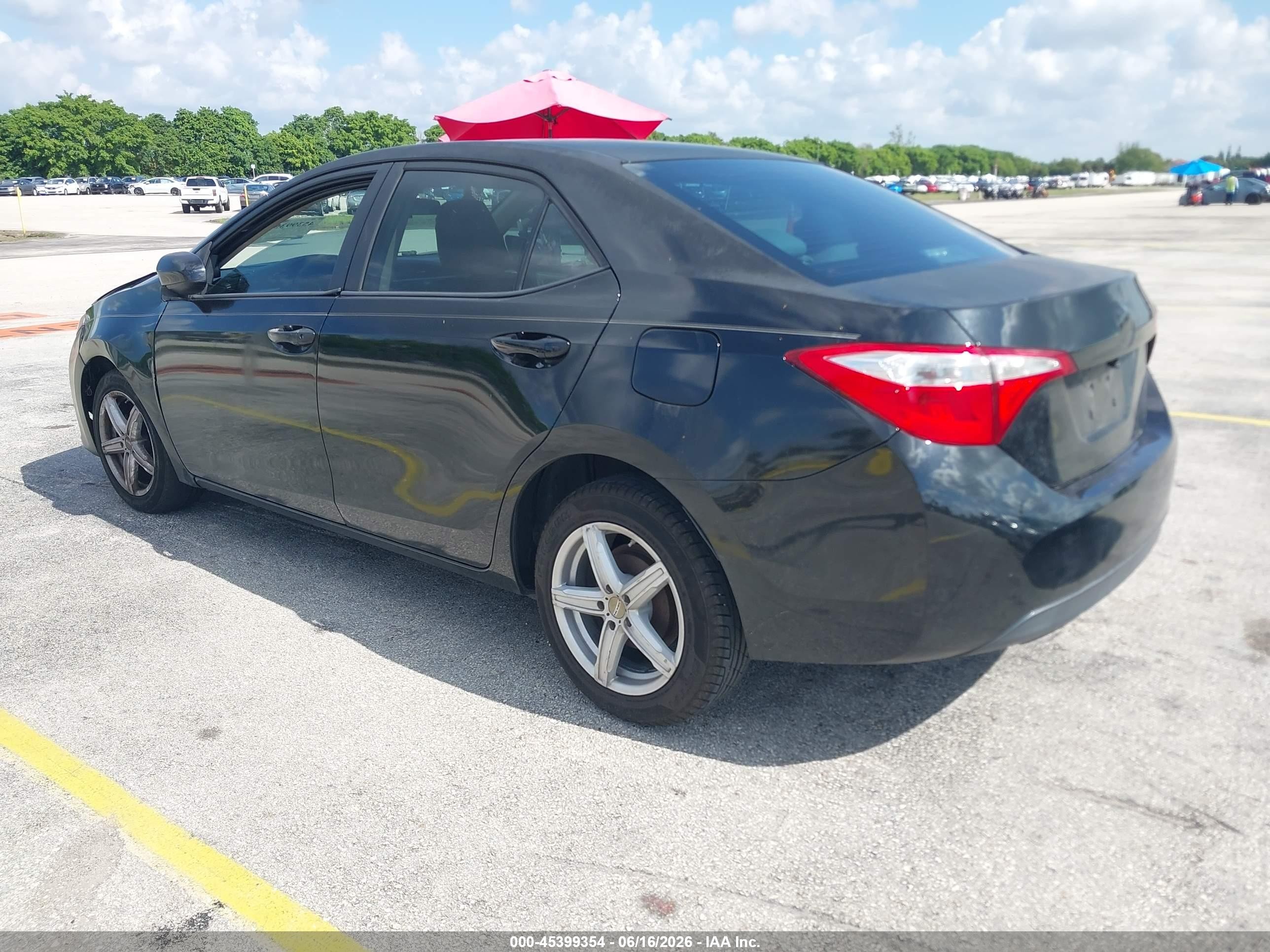 2014 Toyota Corolla Le Black vin: 2T1BURHE4EC007869