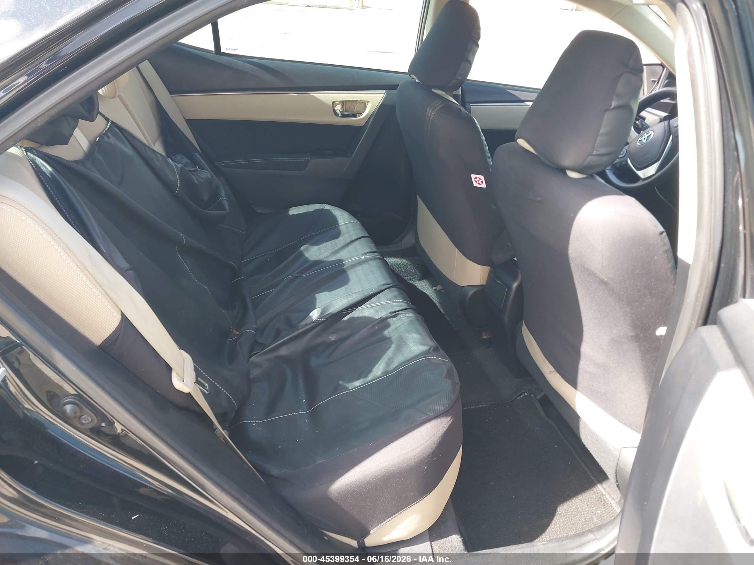 2014 Toyota Corolla Le Black vin: 2T1BURHE4EC007869