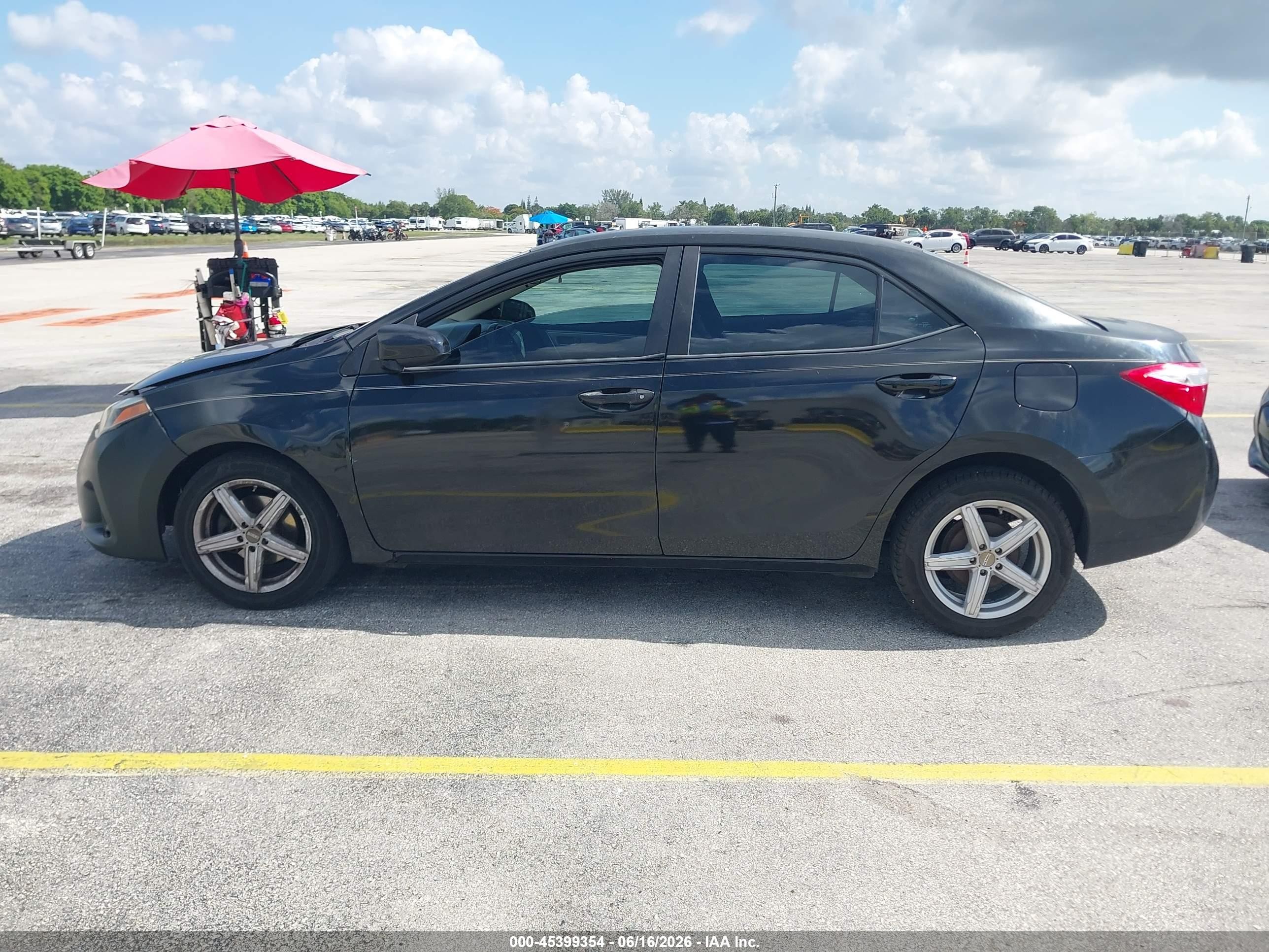 2014 Toyota Corolla Le Black vin: 2T1BURHE4EC007869