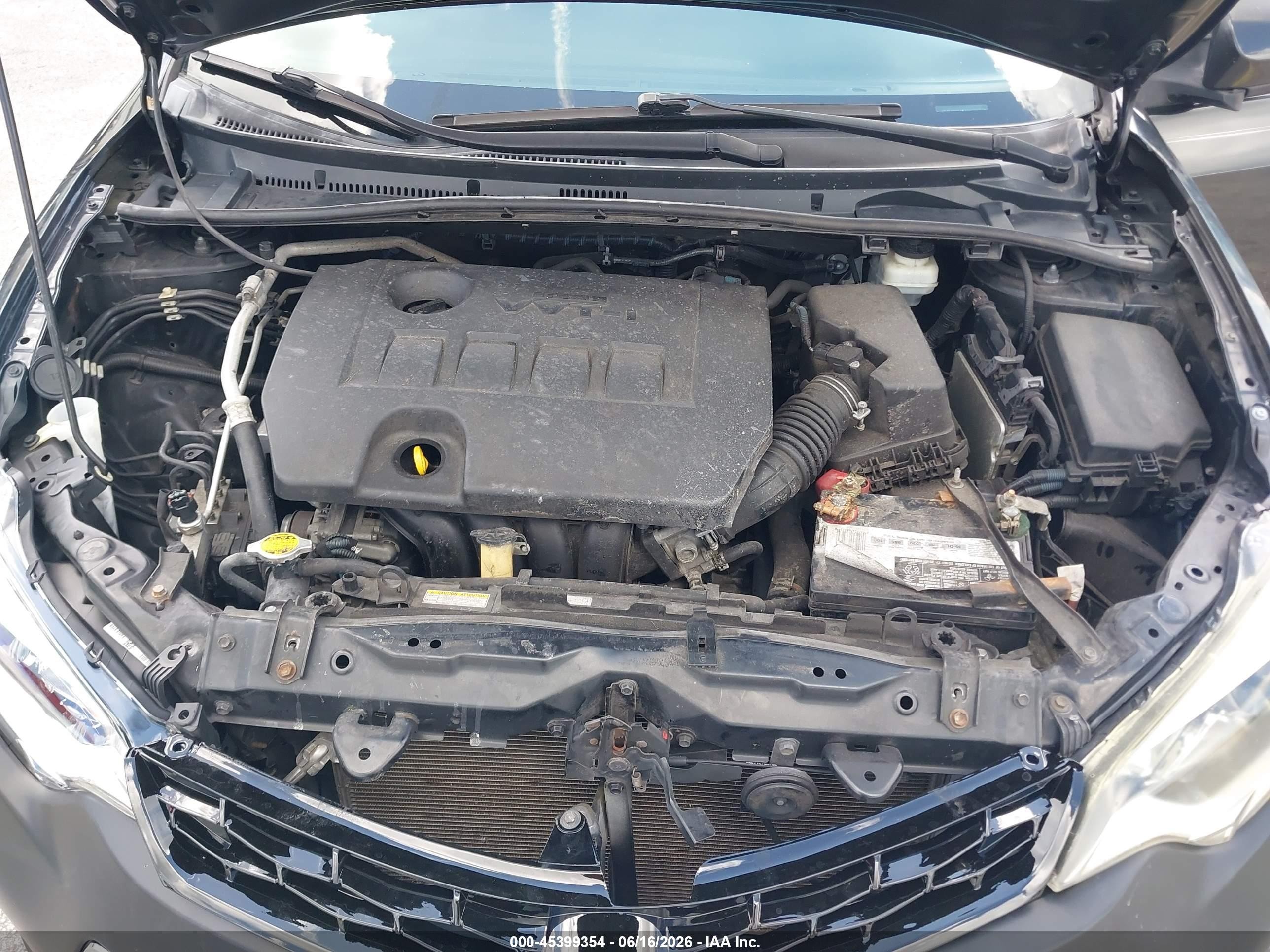 2014 Toyota Corolla Le Black vin: 2T1BURHE4EC007869