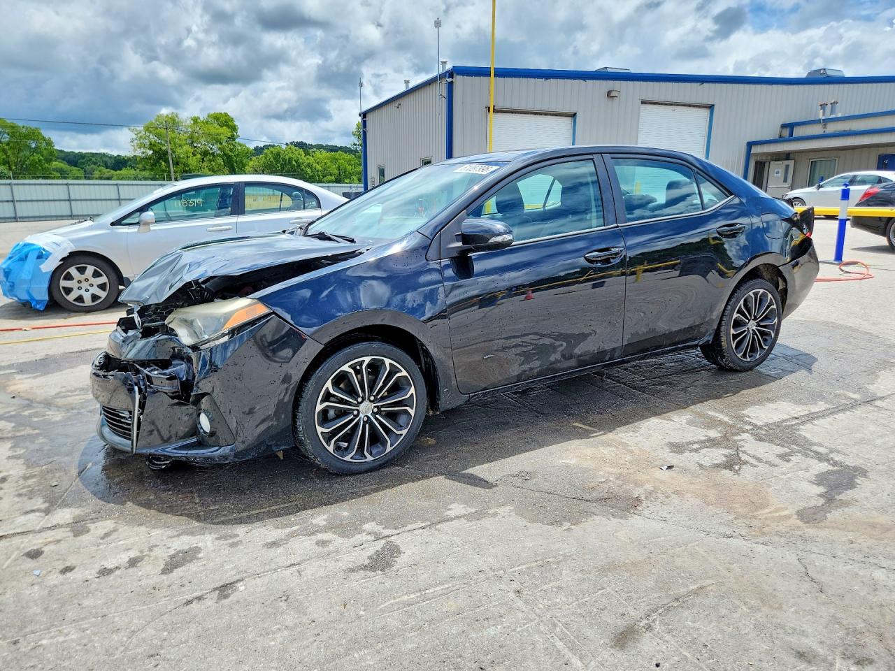 2014 Toyota Corolla S Plus Black vin: 2T1BURHE4EC010299