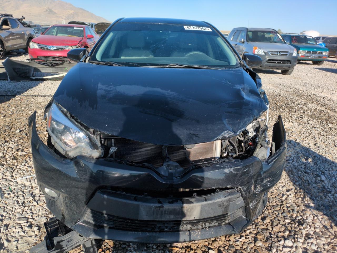 2014 Toyota Corolla L   Black vin: 2T1BURHE4EC010416