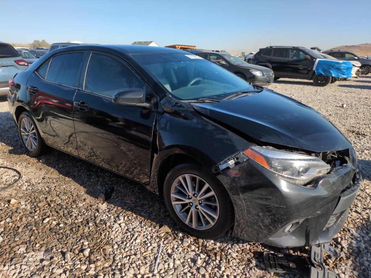 2014 Toyota Corolla L   Black vin: 2T1BURHE4EC010416