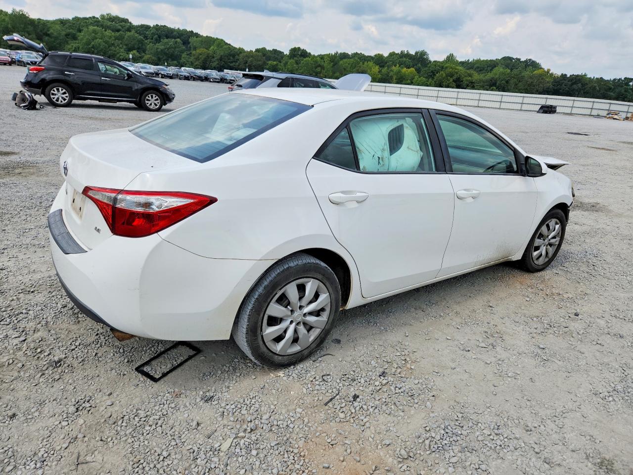 2014 Toyota Corolla Le Белый vin: 2T1BURHE4EC019486