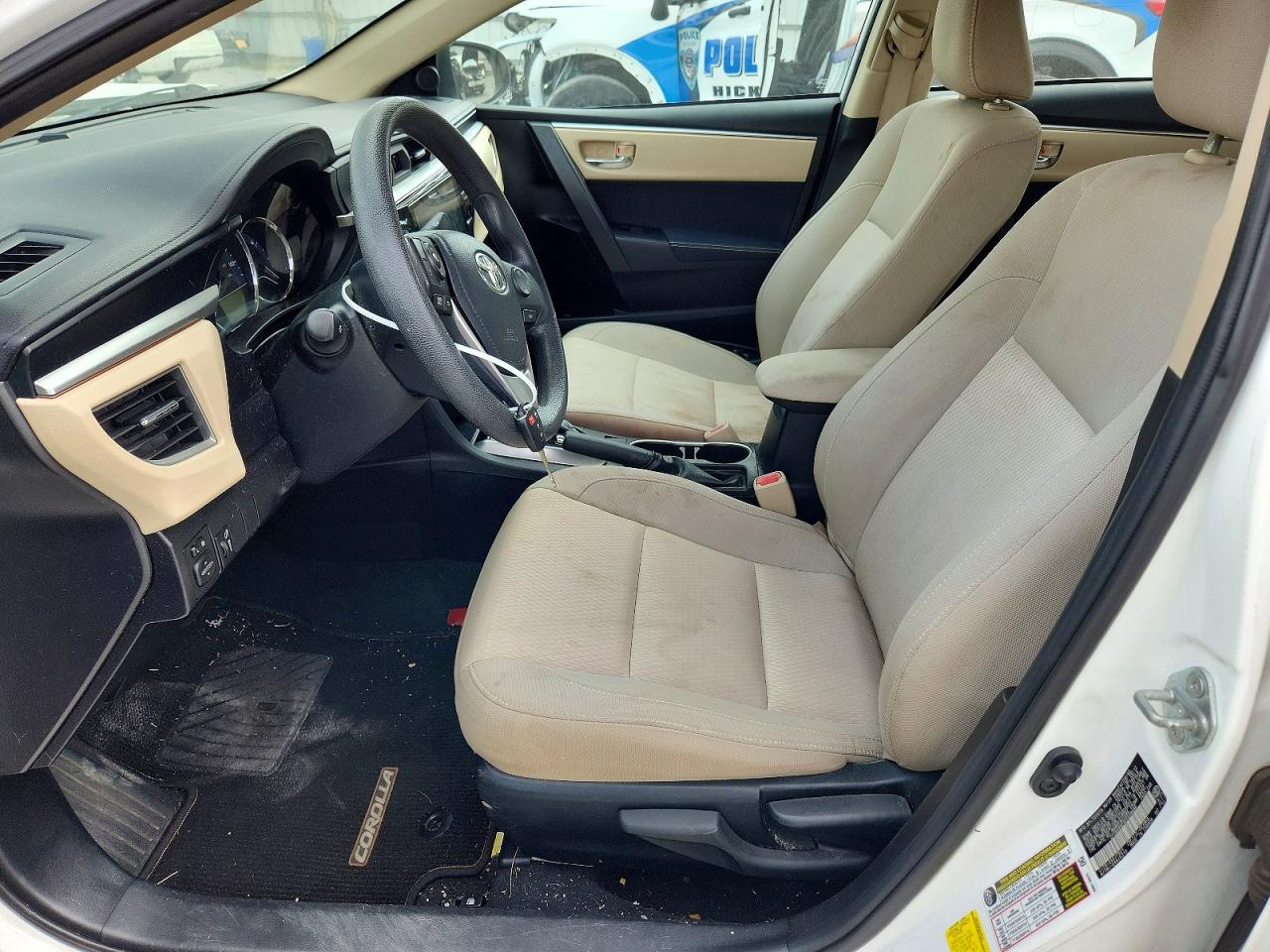 2014 Toyota Corolla Le Белый vin: 2T1BURHE4EC019486