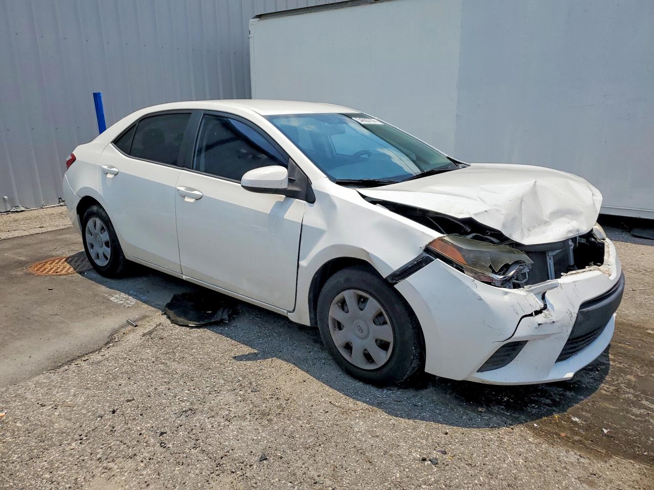 2014 Toyota Corolla L White vin: 2T1BURHE4EC020184