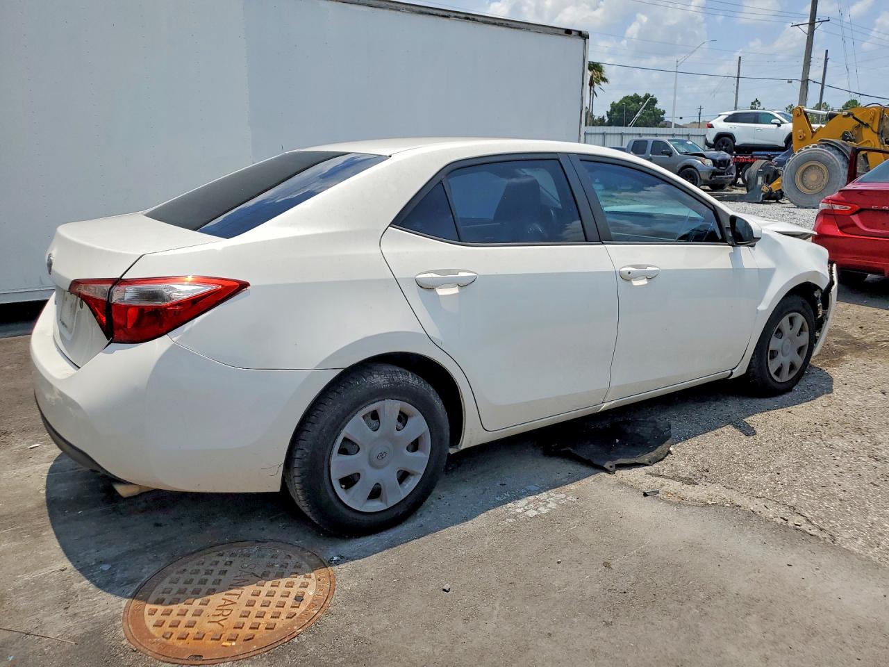 2014 Toyota Corolla L White vin: 2T1BURHE4EC020184
