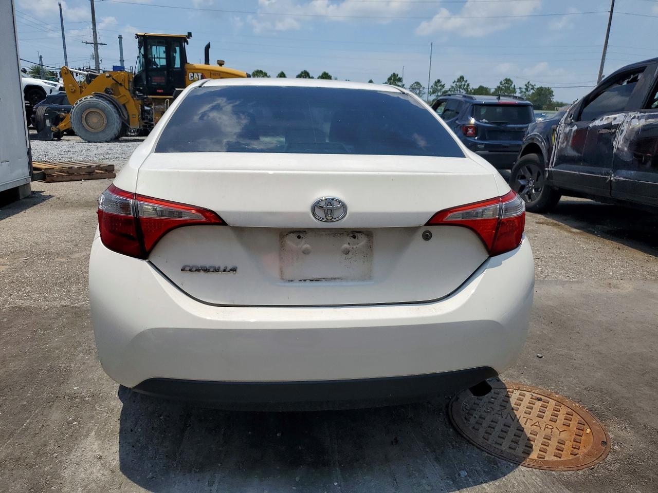 2014 Toyota Corolla L White vin: 2T1BURHE4EC020184