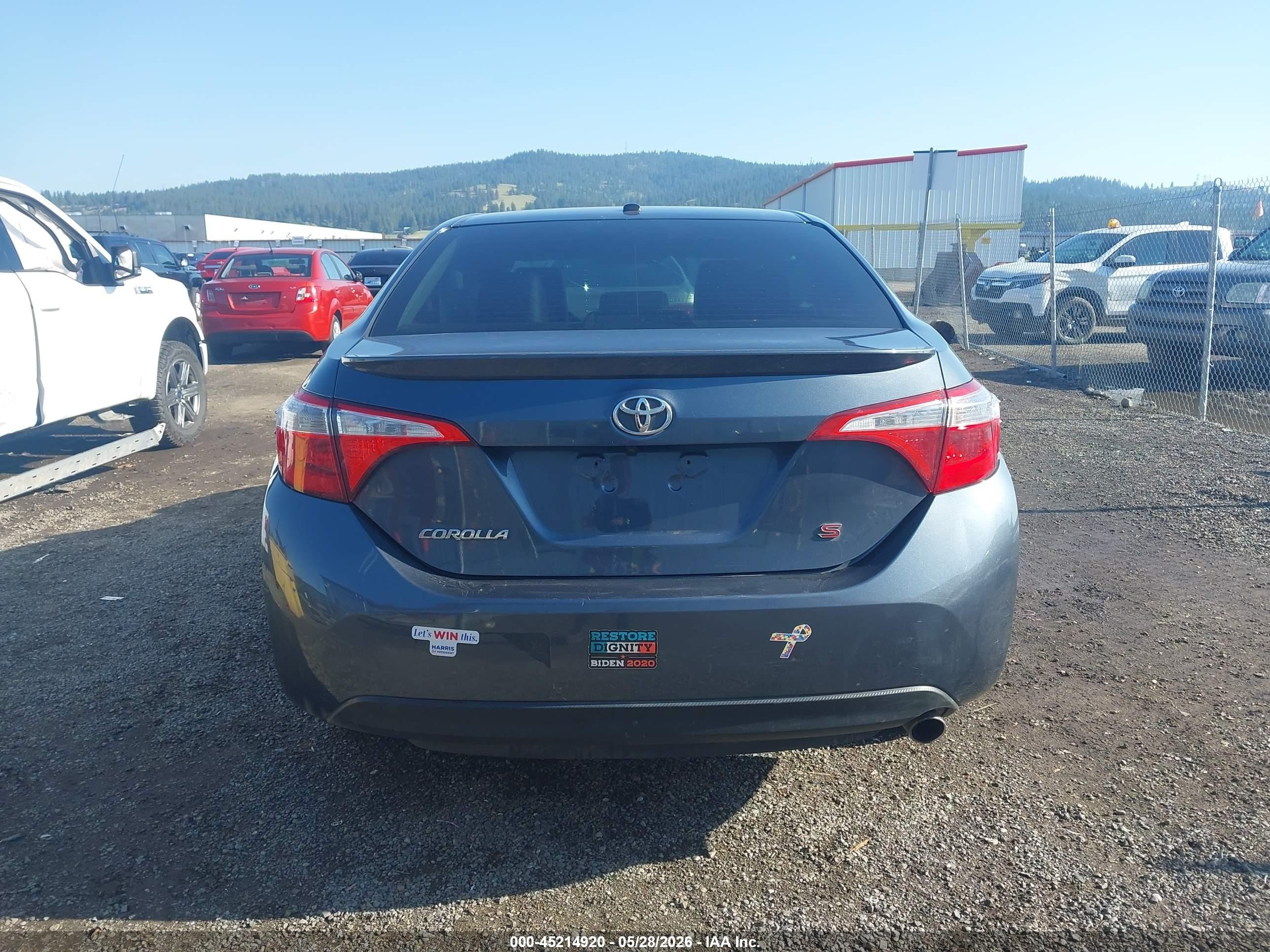 2014 Toyota Corolla S Plus Blue vin: 2T1BURHE4EC022081