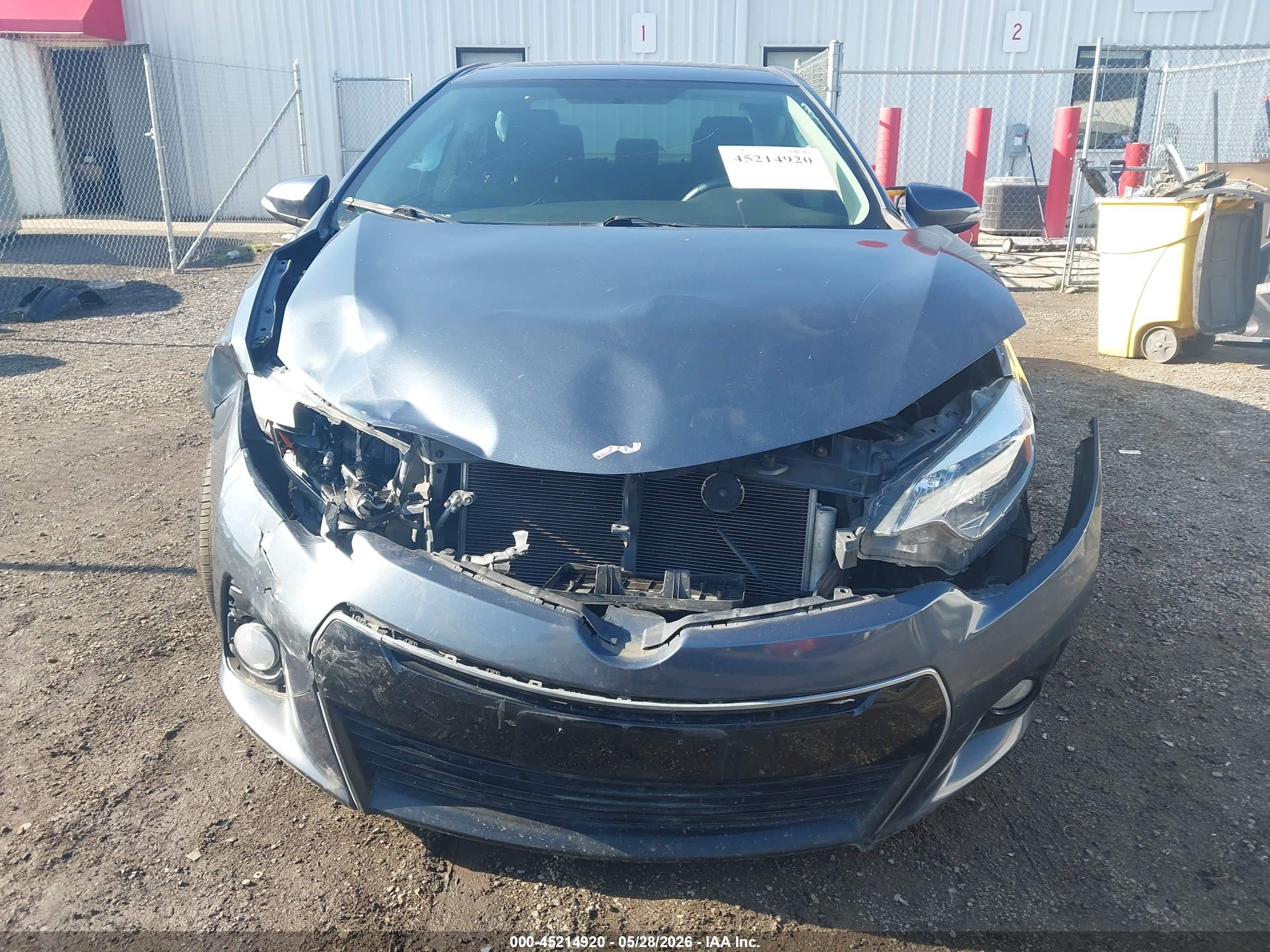 2014 Toyota Corolla S Plus Blue vin: 2T1BURHE4EC022081