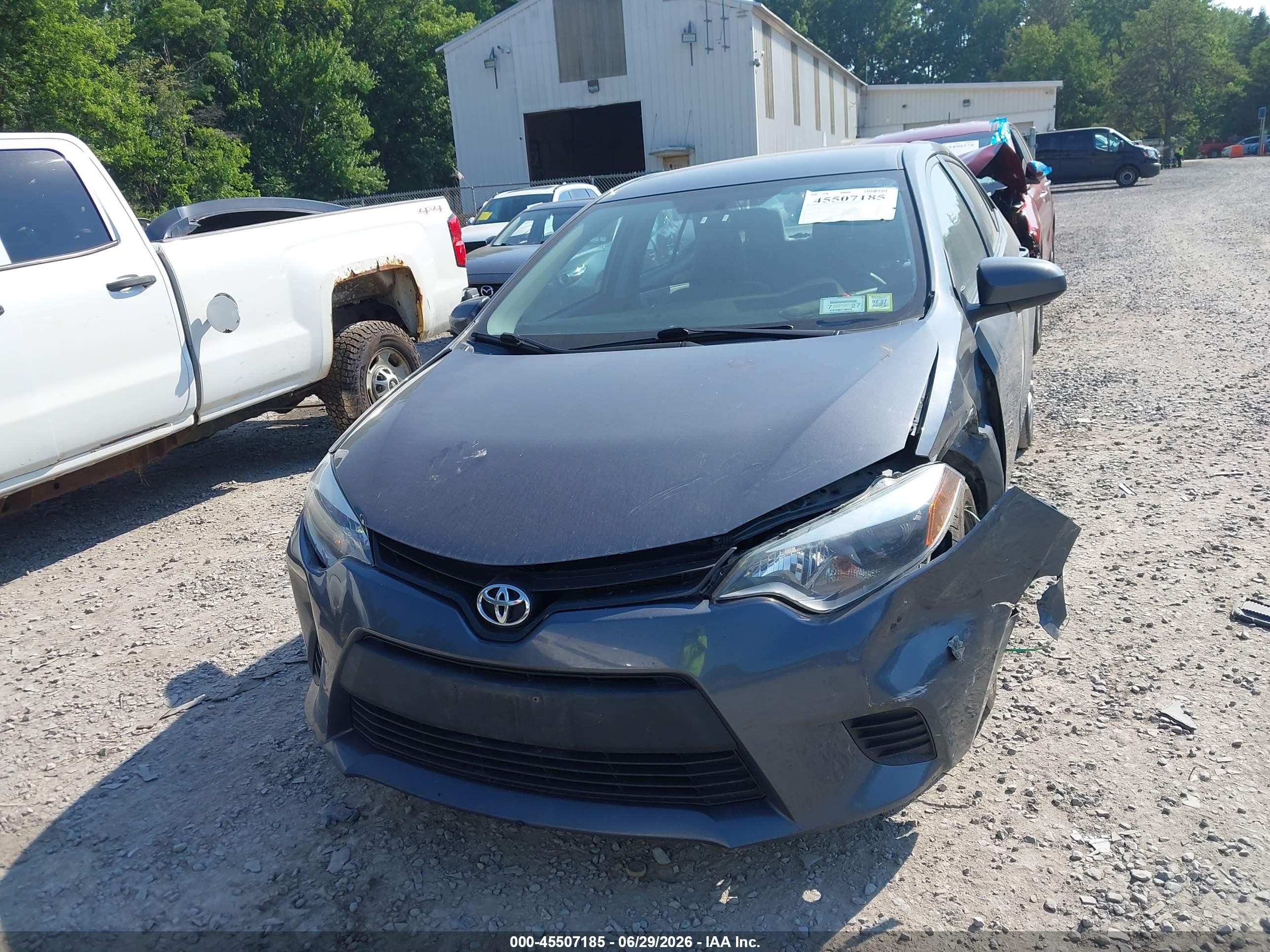 2014 Toyota Corolla Le Blue vin: 2T1BURHE4EC026034