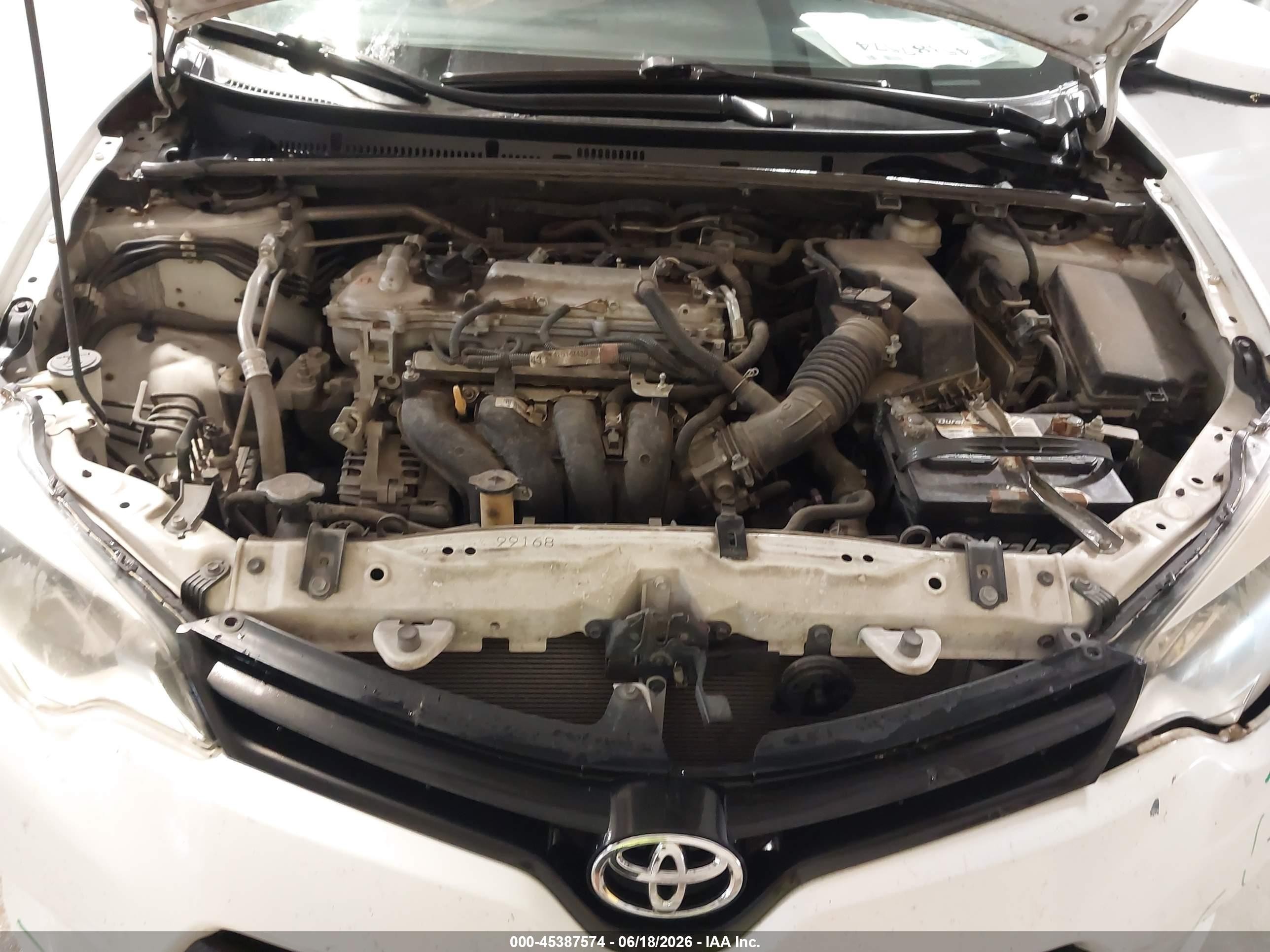 2014 Toyota Corolla L White vin: 2T1BURHE4EC026342