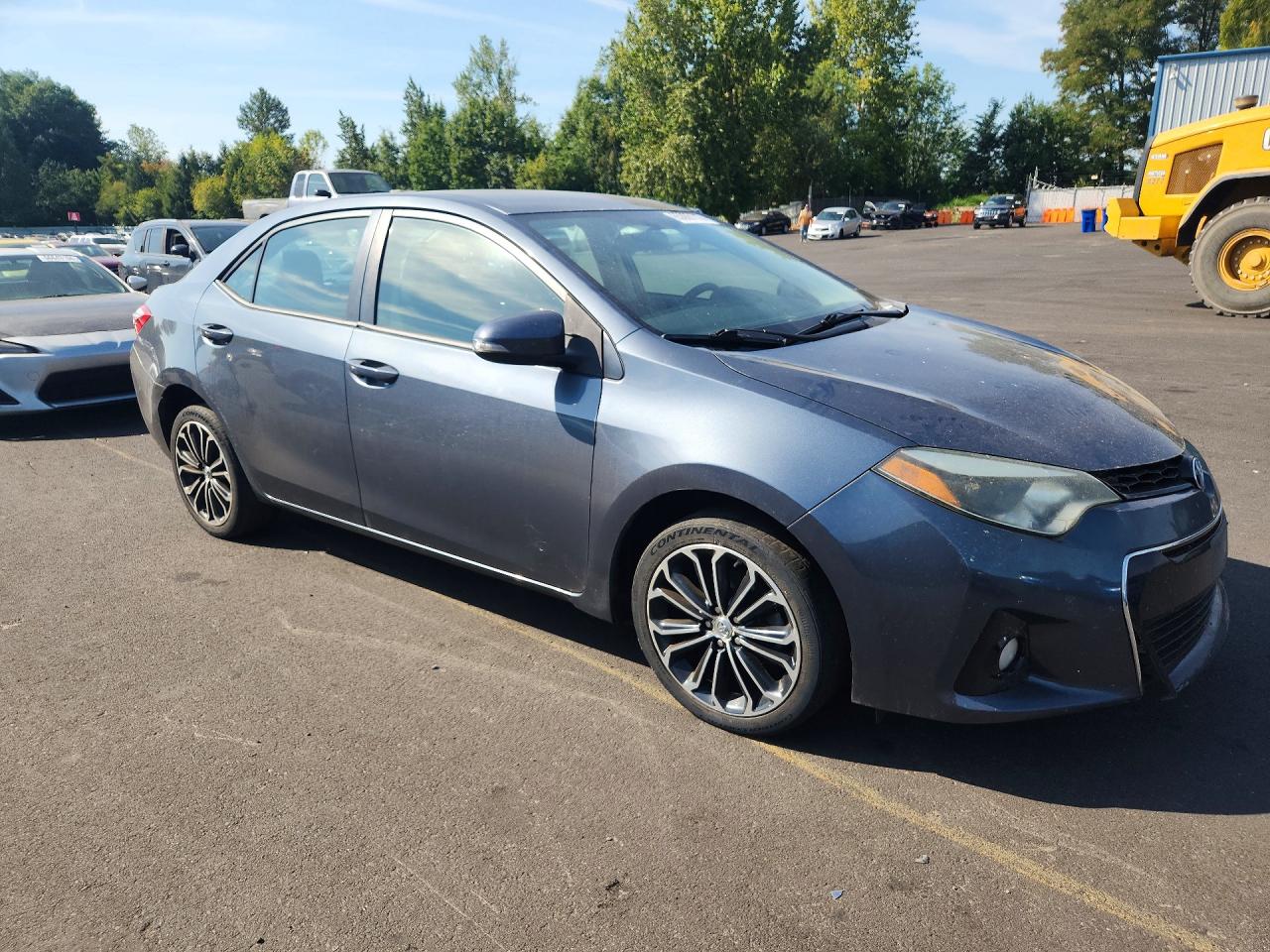 2014 Toyota Corolla S Plus Gray vin: 2T1BURHE4EC028737