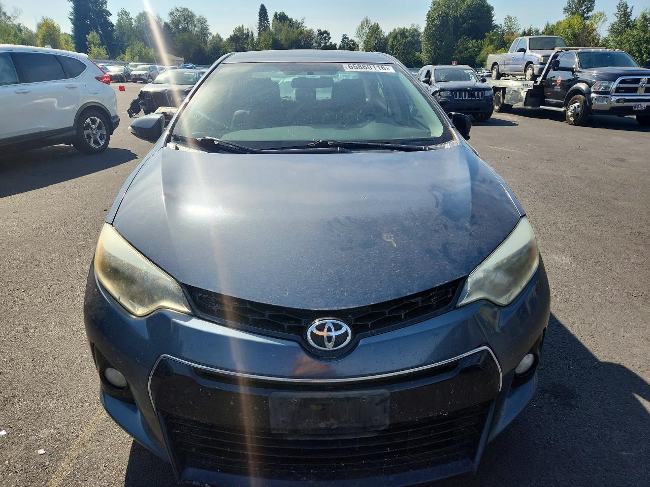 2014 Toyota Corolla S Plus Gray vin: 2T1BURHE4EC028737