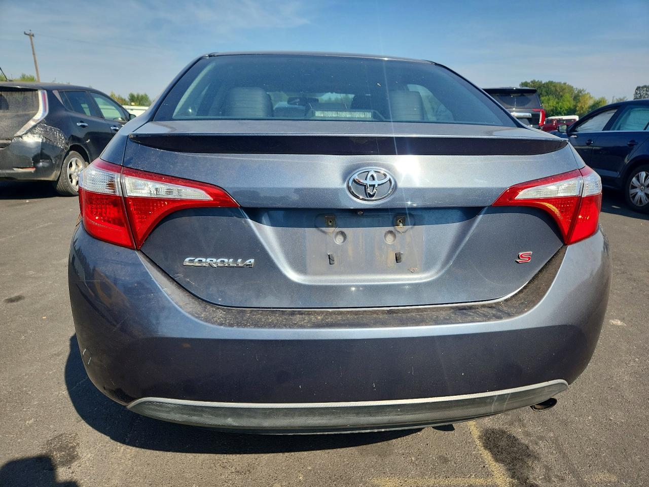 2014 Toyota Corolla S Plus Gray vin: 2T1BURHE4EC028737