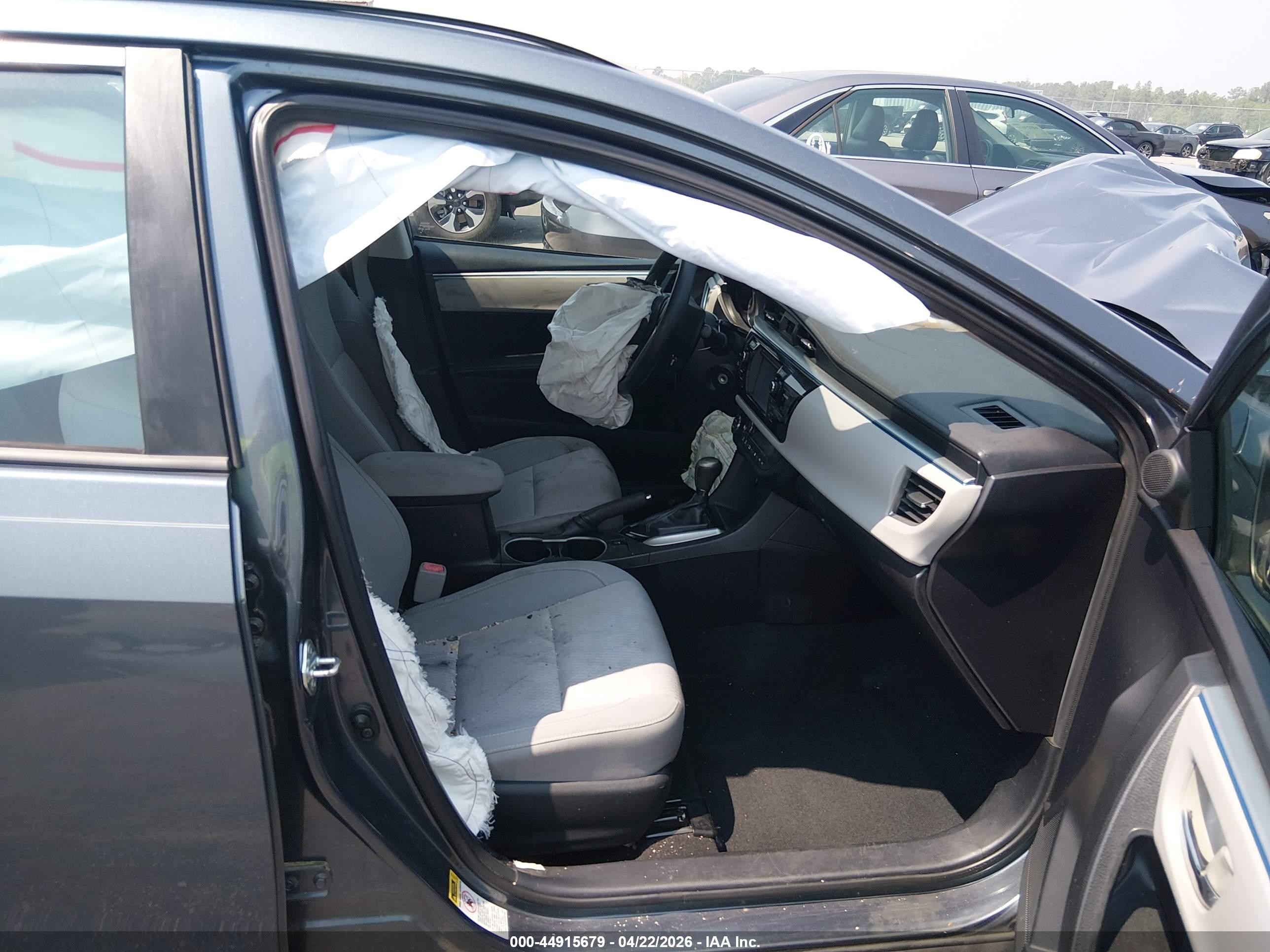 2014 Toyota Corolla Le Blue vin: 2T1BURHE4EC029046