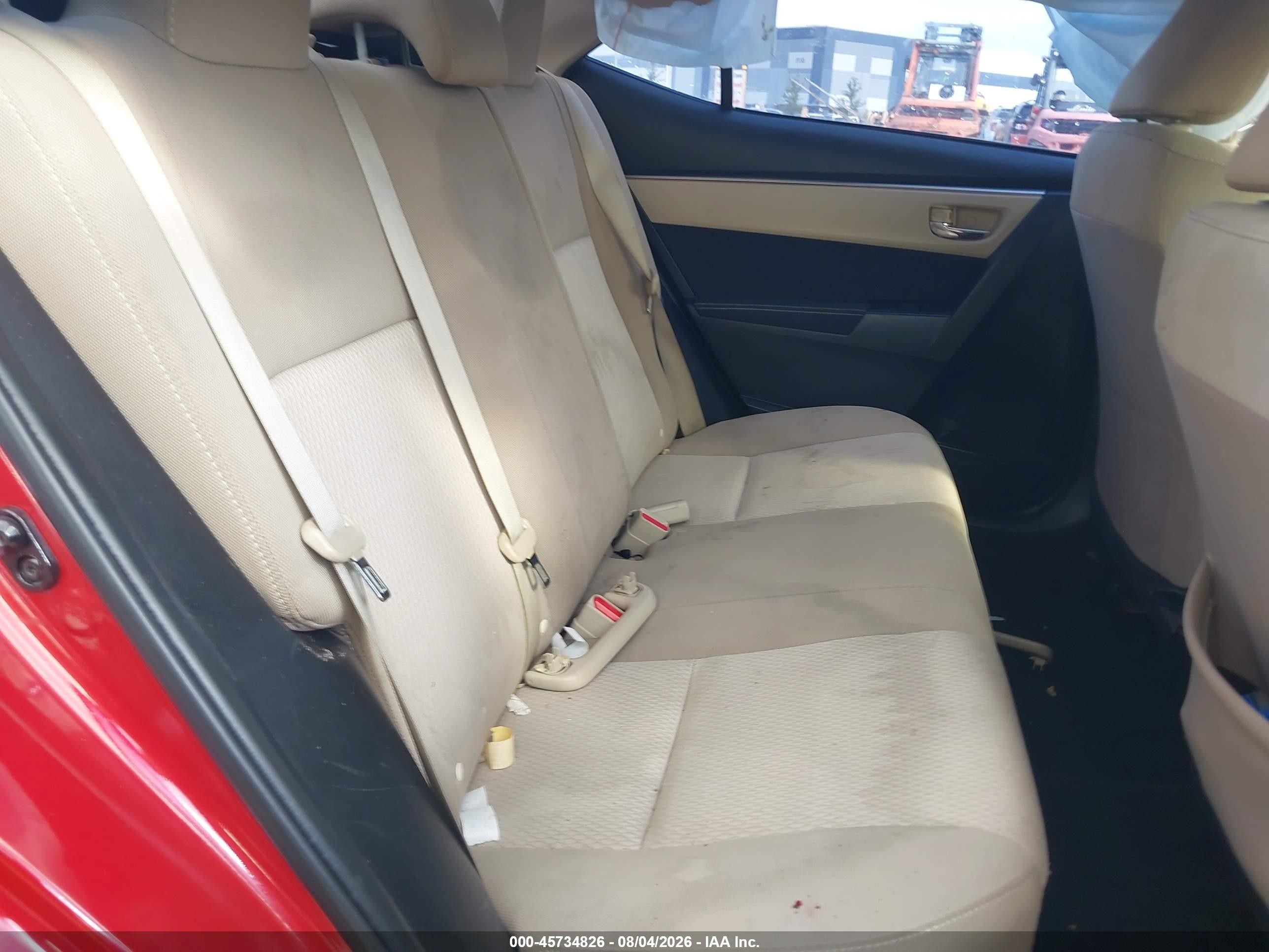 2014 Toyota Corolla Le Plus Red vin: 2T1BURHE4EC030617
