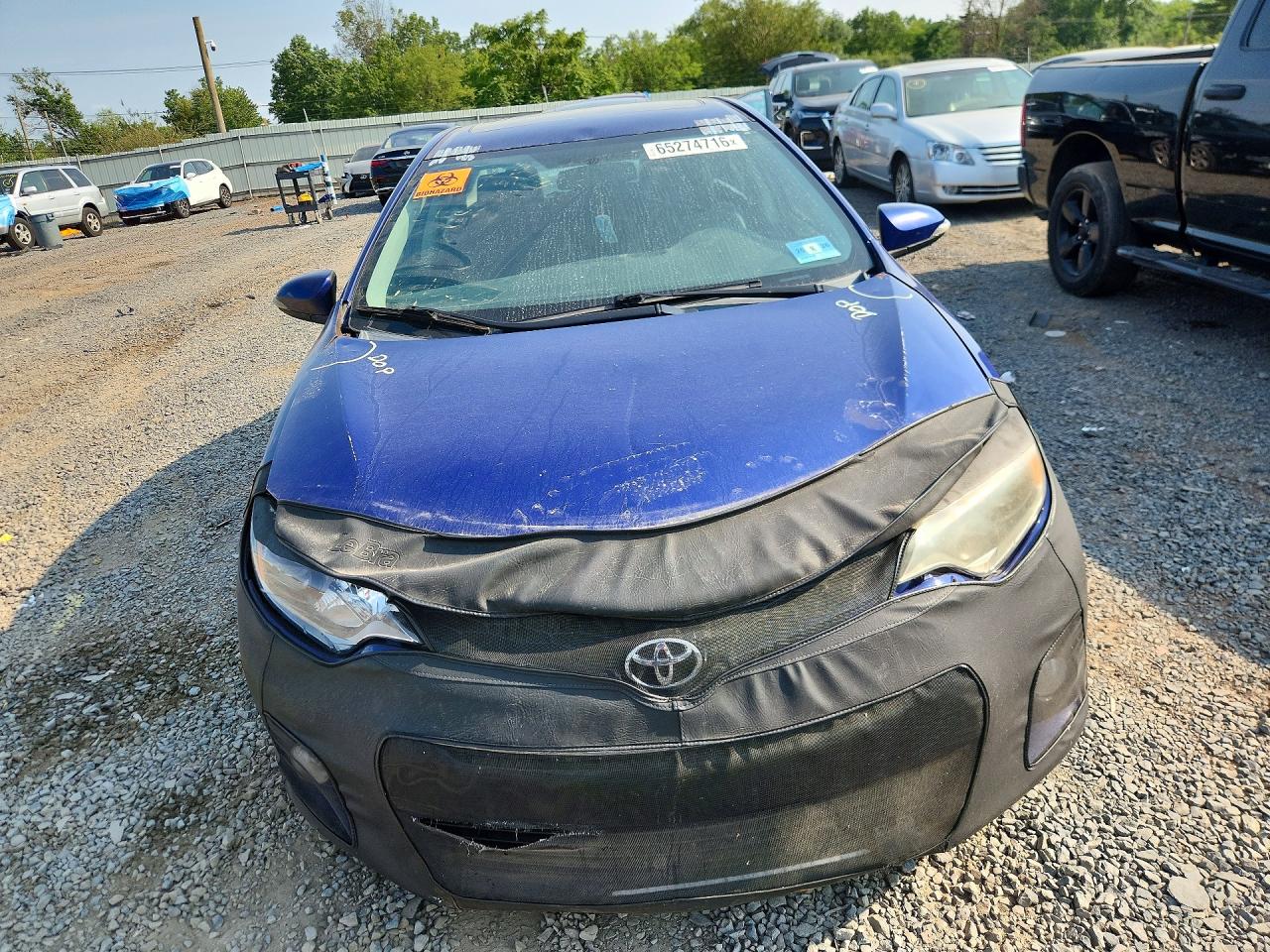 2014 Toyota Corolla S Plus Blue vin: 2T1BURHE4EC030777
