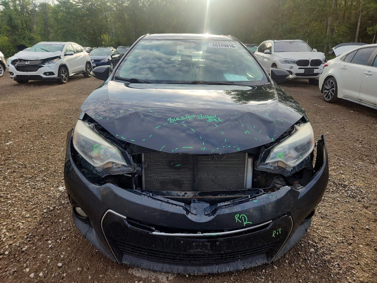 2014 Toyota Corolla L Черный vin: 2T1BURHE4EC049684