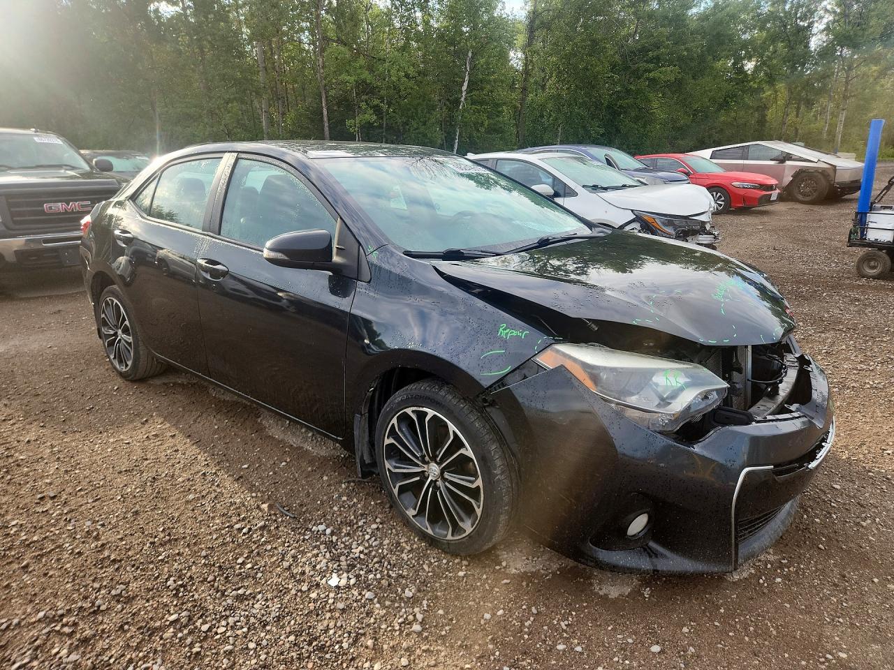 2014 Toyota Corolla L Черный vin: 2T1BURHE4EC049684