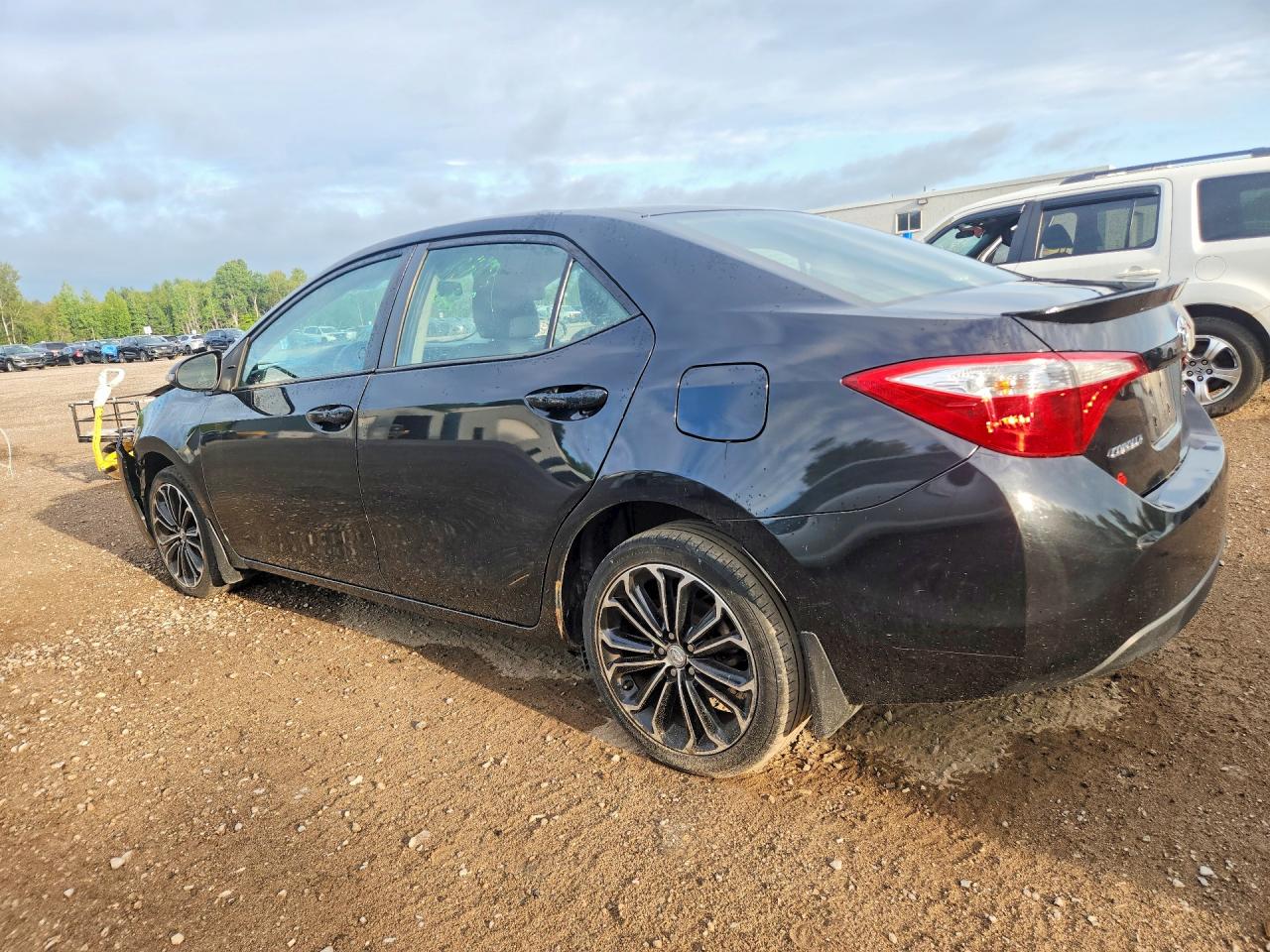 2014 Toyota Corolla L Черный vin: 2T1BURHE4EC049684