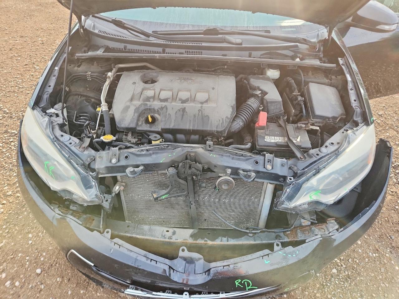 2014 Toyota Corolla L Черный vin: 2T1BURHE4EC049684