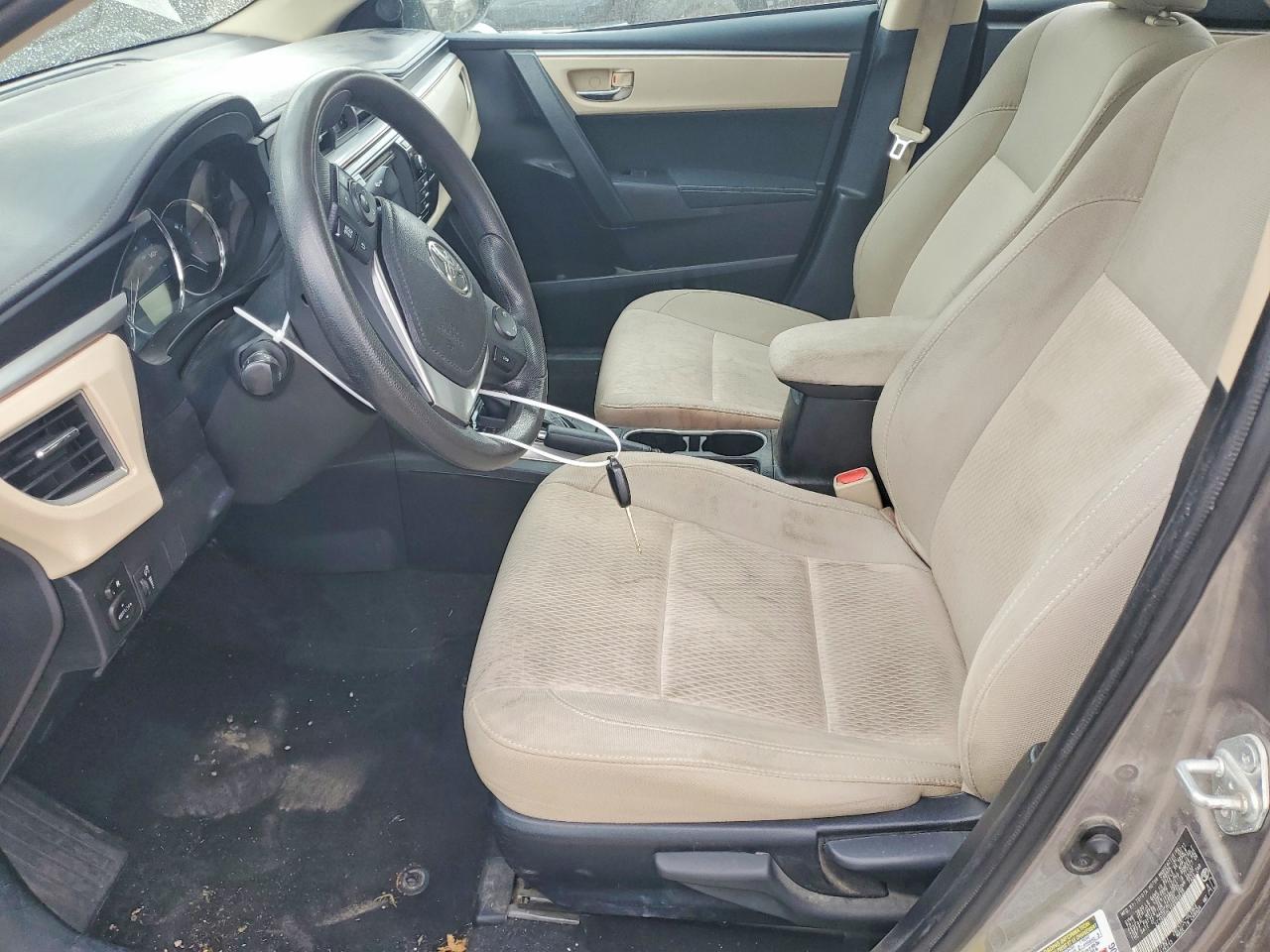2014 Toyota Corolla Le Beige vin: 2T1BURHE4EC050639