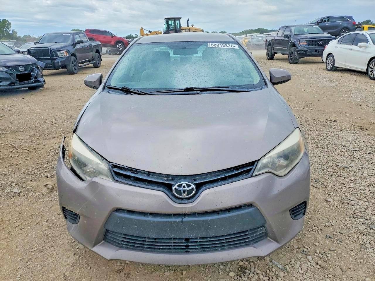2014 Toyota Corolla Le Beige vin: 2T1BURHE4EC050639
