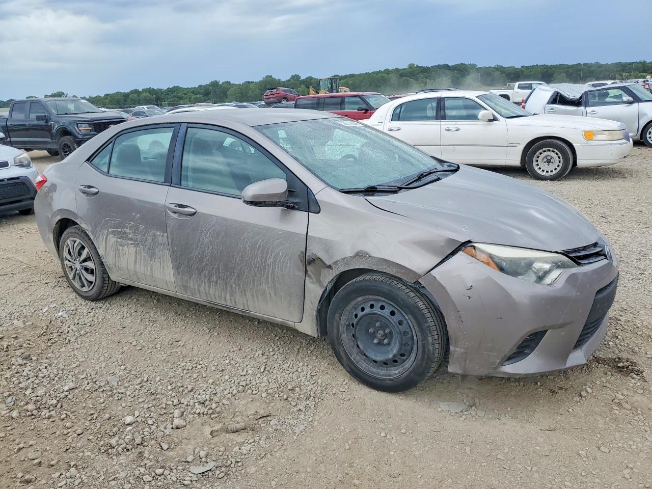 2014 Toyota Corolla Le Beige vin: 2T1BURHE4EC050639
