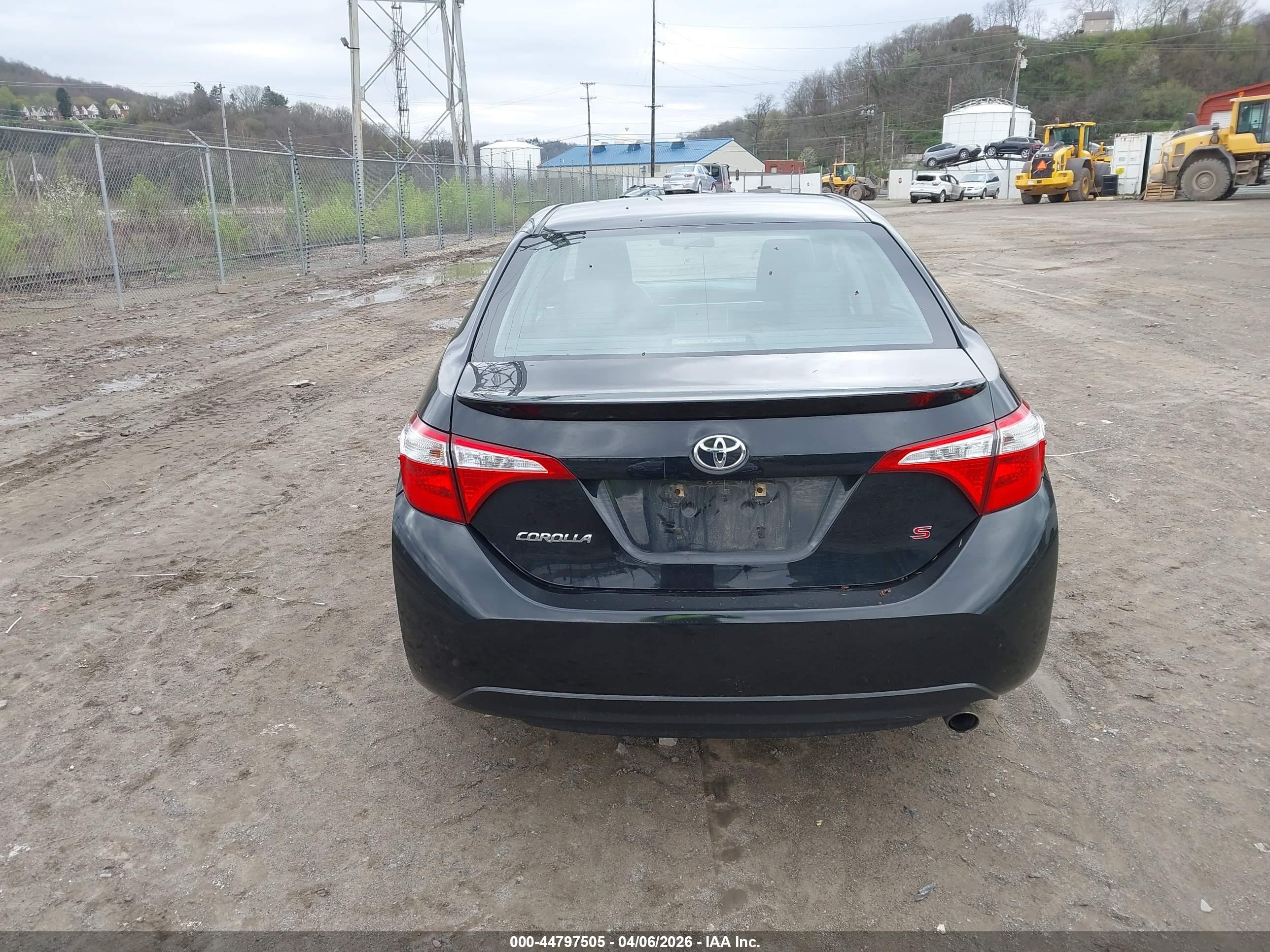 2014 Toyota Corolla S Plus Black vin: 2T1BURHE4EC059860