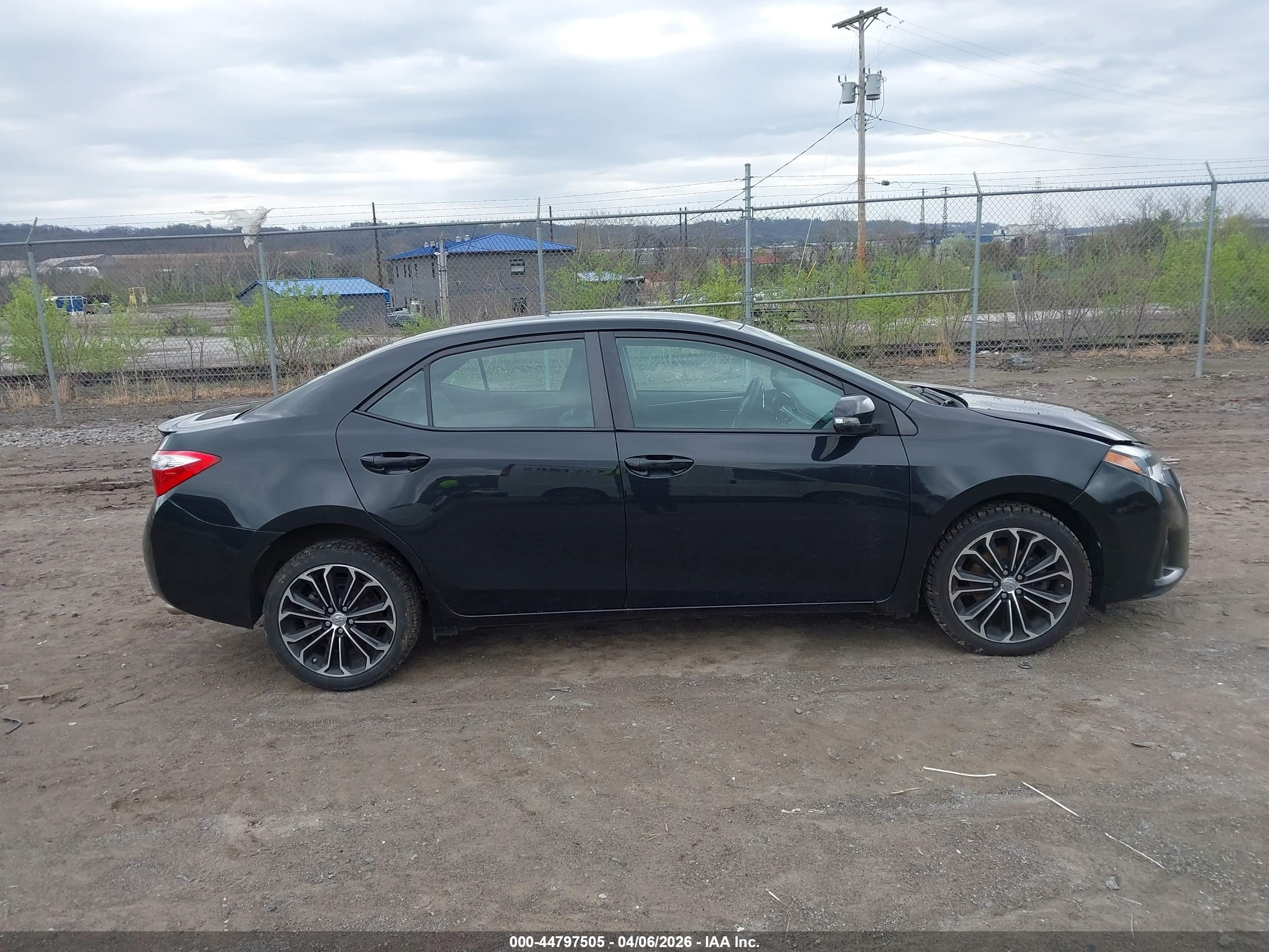2014 Toyota Corolla S Plus Black vin: 2T1BURHE4EC059860