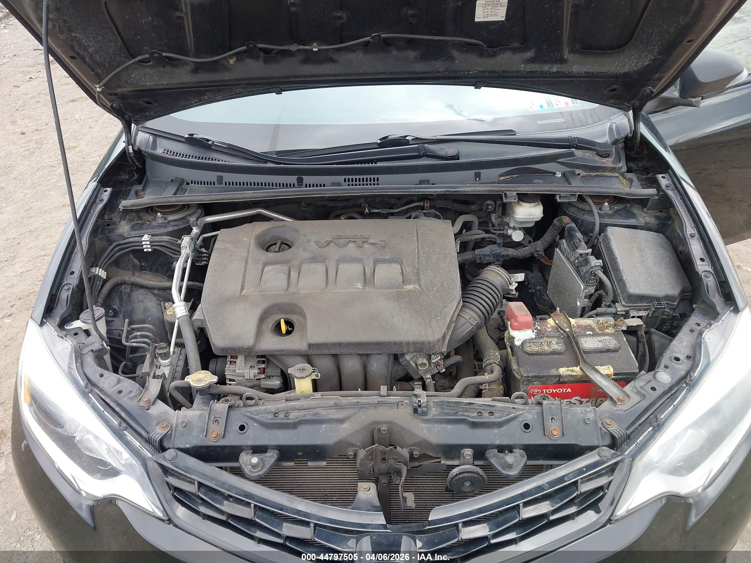 2014 Toyota Corolla S Plus Black vin: 2T1BURHE4EC059860