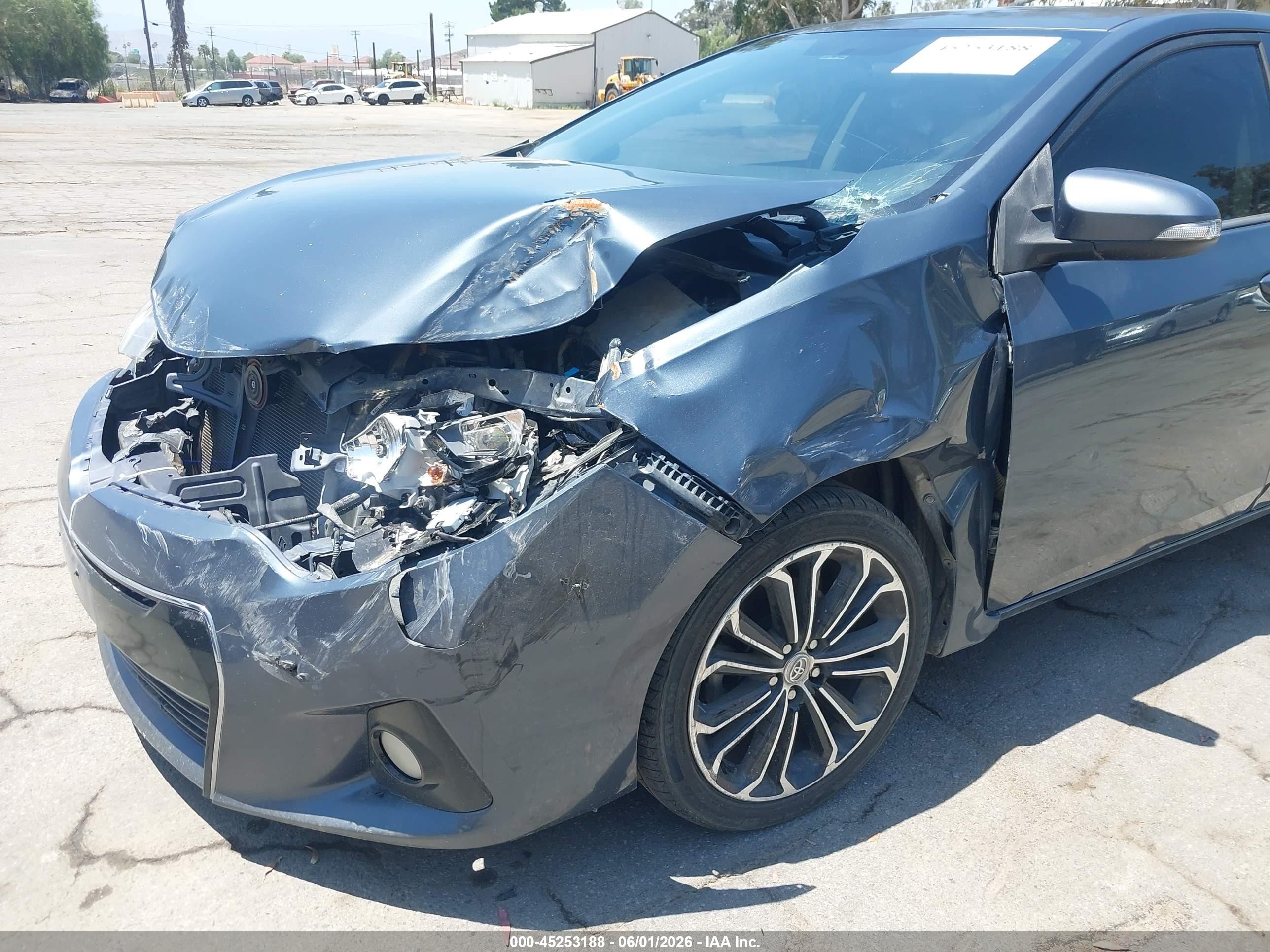 2014 Toyota Corolla S Plus Gray vin: 2T1BURHE4EC061642