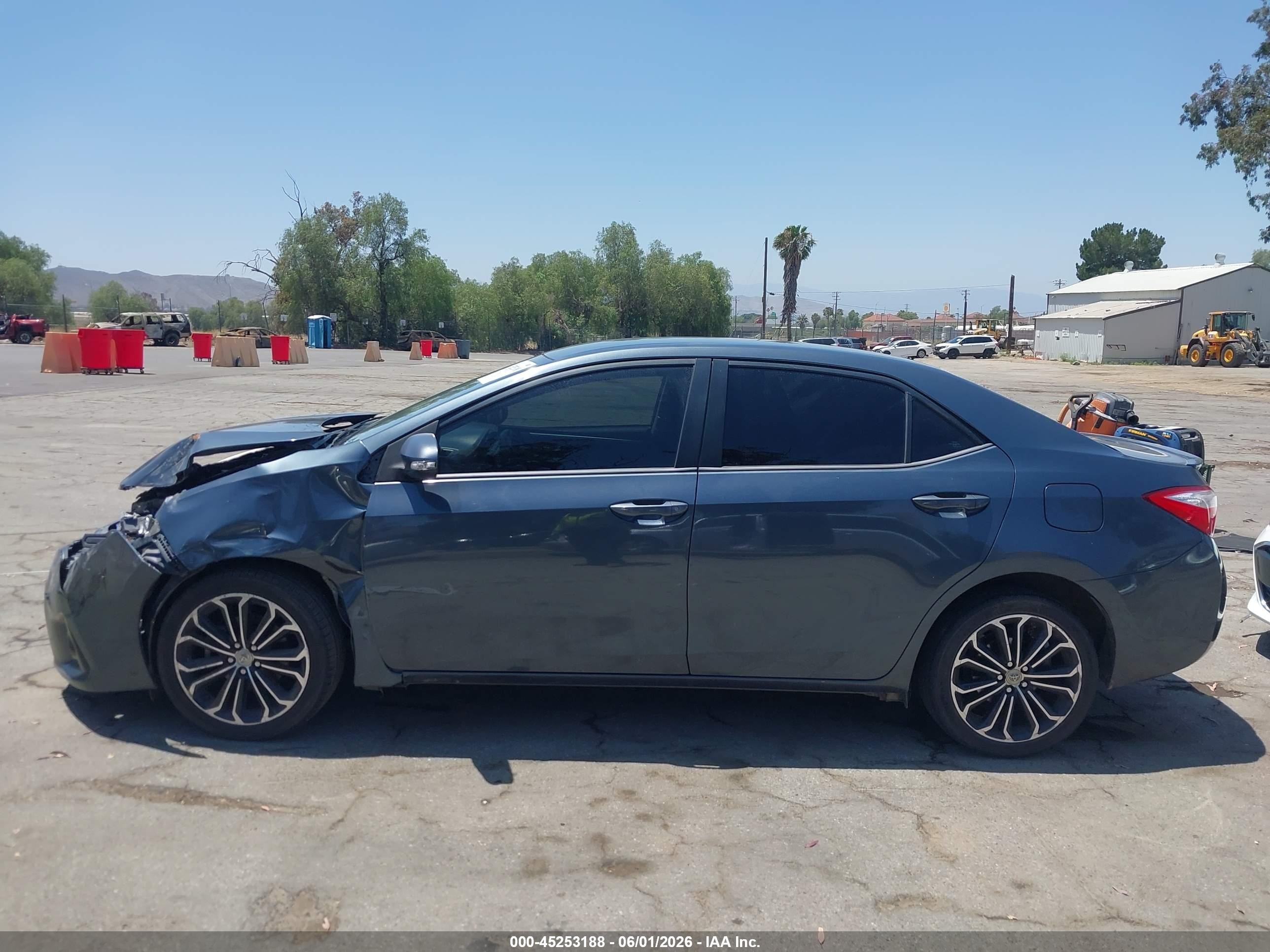 2014 Toyota Corolla S Plus Gray vin: 2T1BURHE4EC061642