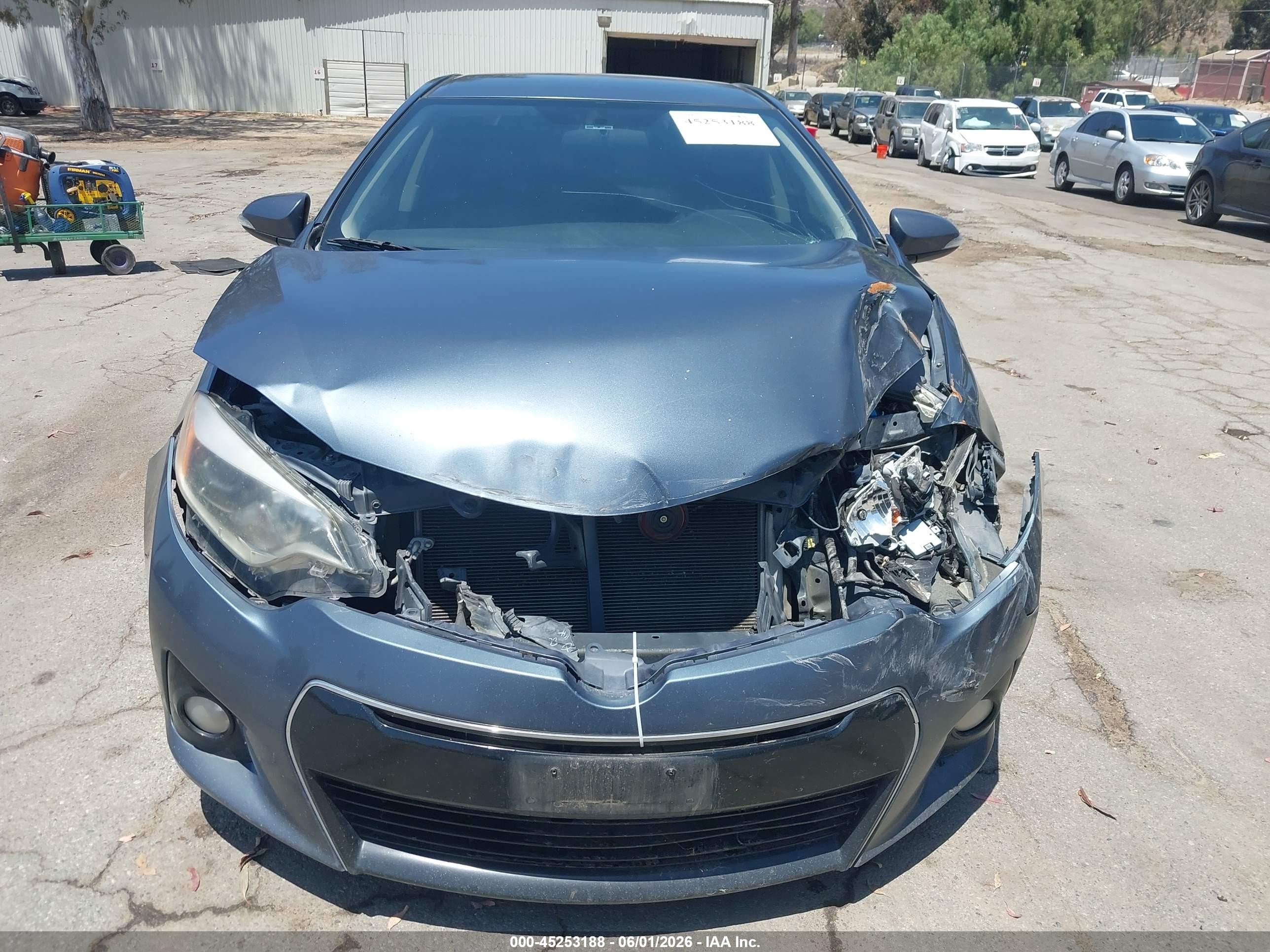 2014 Toyota Corolla S Plus Gray vin: 2T1BURHE4EC061642