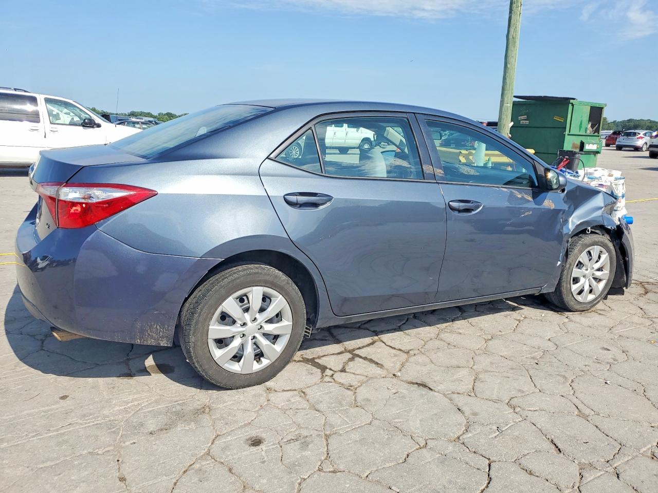 2014 Toyota Corolla Le Gray vin: 2T1BURHE4EC072513