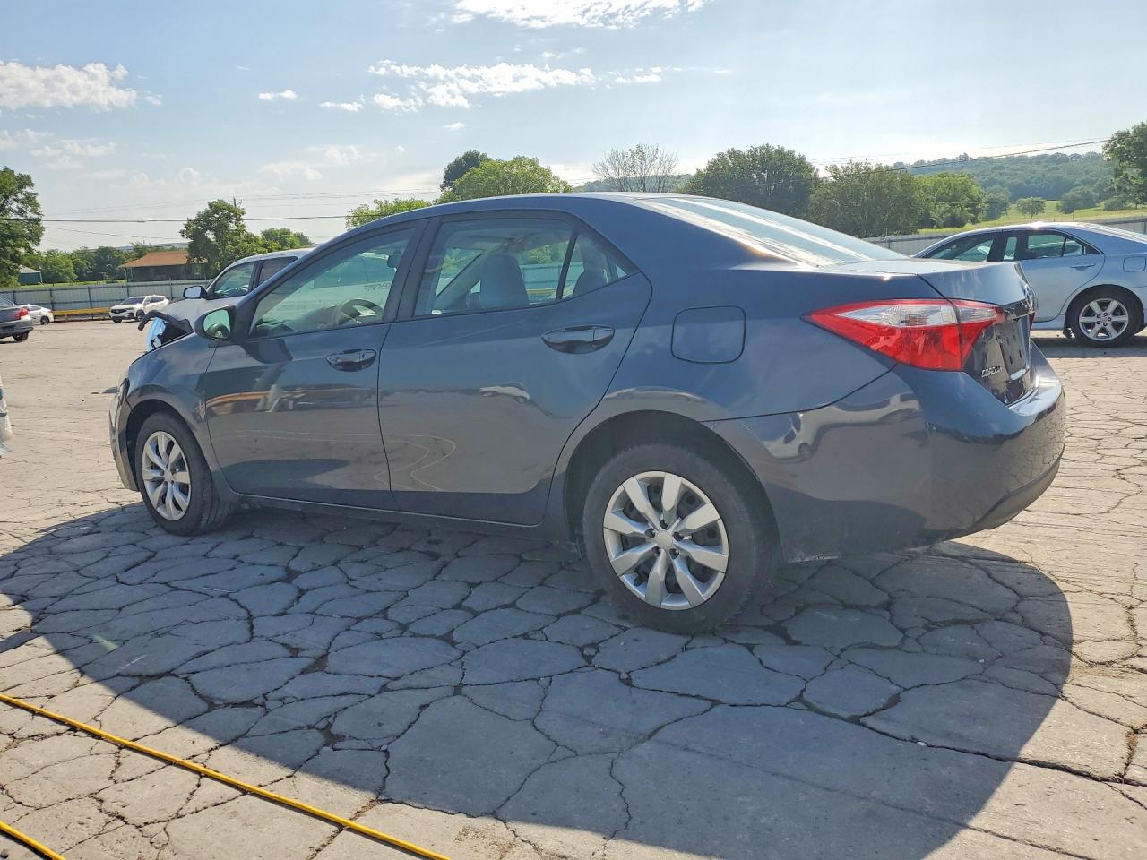 2014 Toyota Corolla Le Gray vin: 2T1BURHE4EC072513